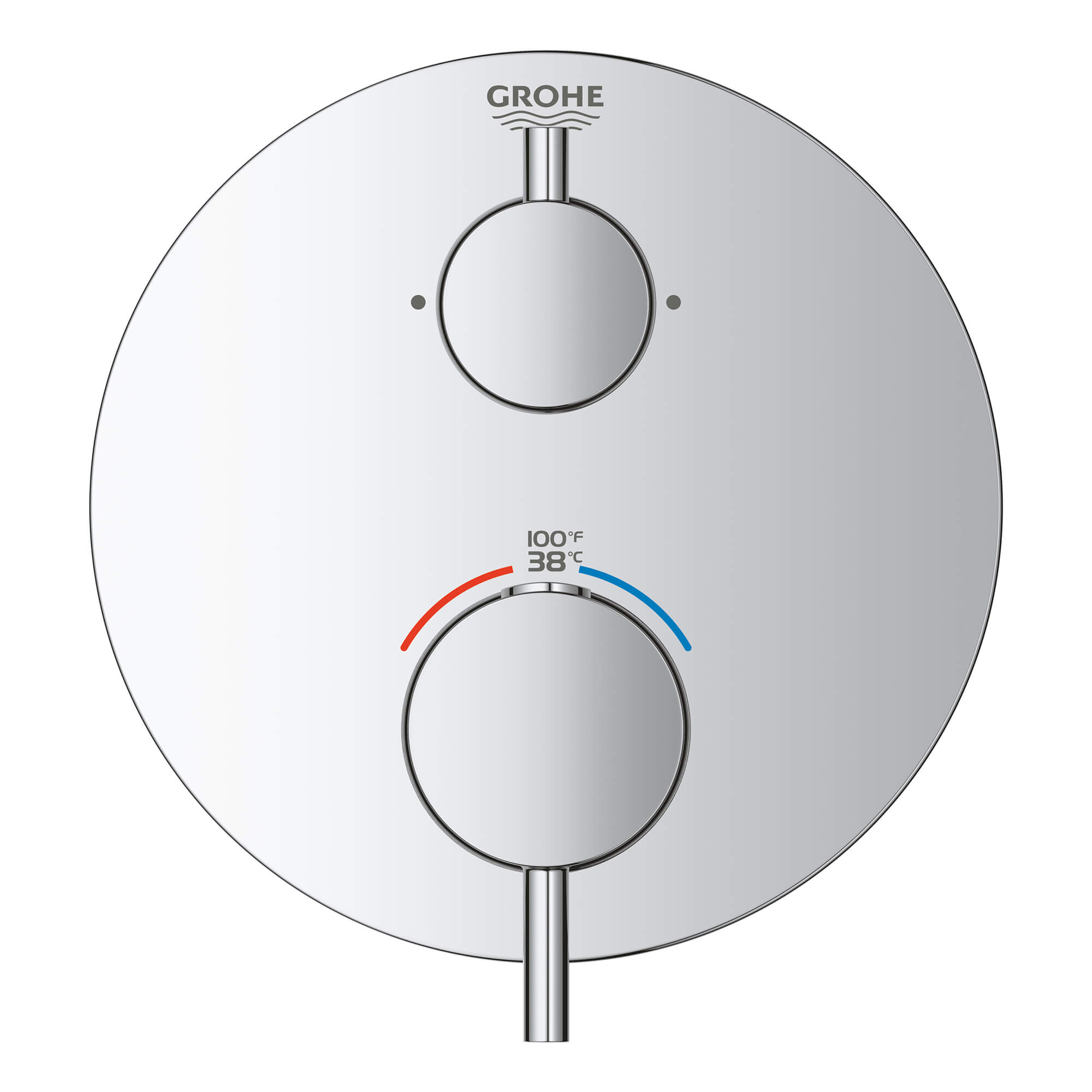 Grohe Volumegreep Hard Graphite Geborsteld