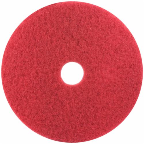 3M™ 7000000678 Buffer Pad, 14 in, 175 to 600 rpm Speed, Polyester Fiber, Red