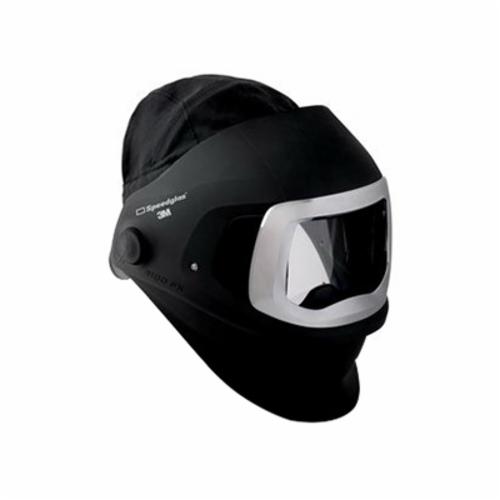 product Speedglas&trade; 5114156404 9100 FX-Air Flip Front Impact-Resistant Replaceable Welding Helmet, 5 Lens Shade, Black, 8 x 4-1/4 in Viewing Area, ANSI Z87.1-2010, CSA Z94.3, NIOSH Approved