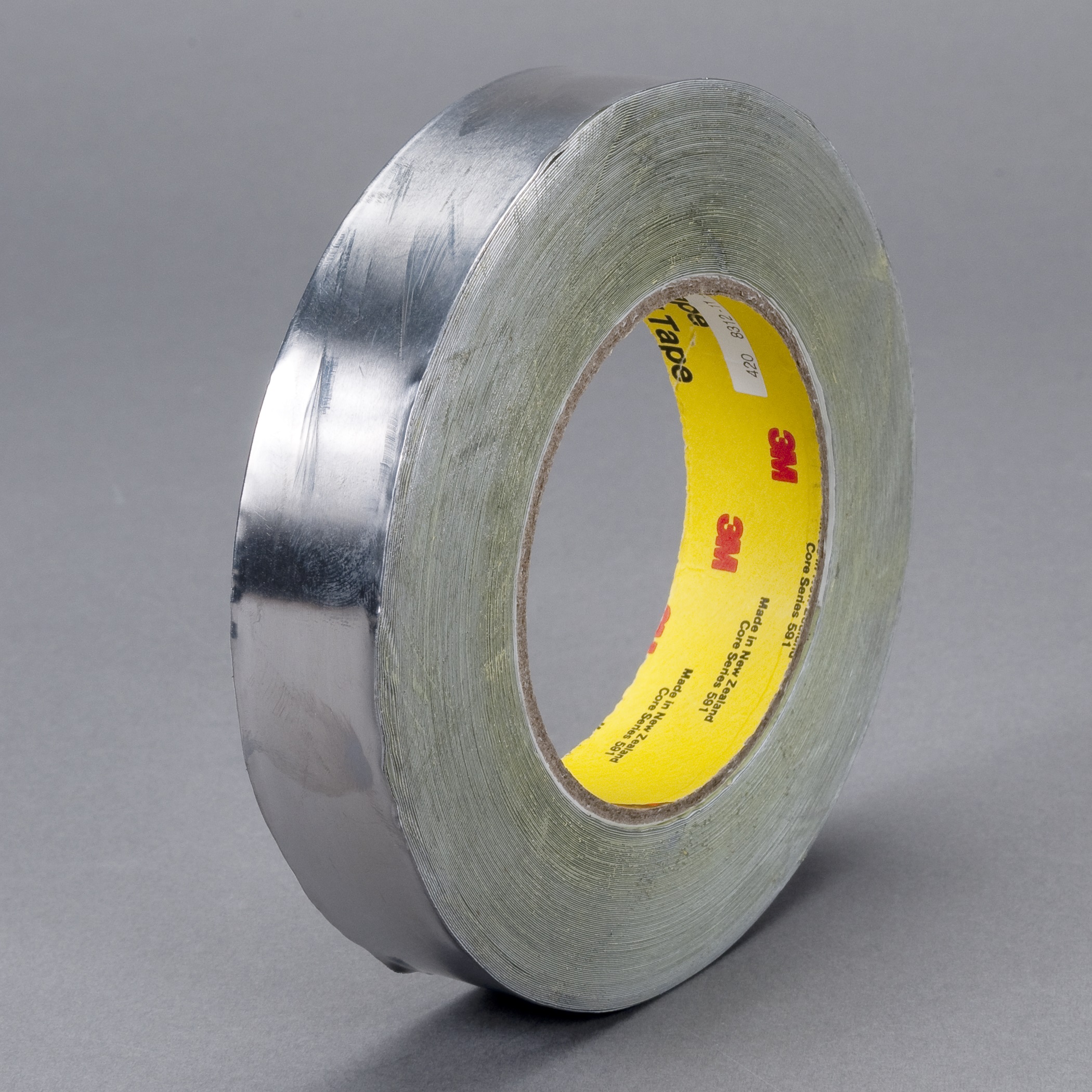 product 3M™ Aluminum Foil Tape 425, Silver, 2 in x 60 yd, 4.6 mil, 24 Roll/Case