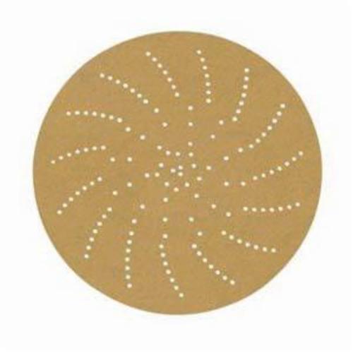 product 3M™ Hookit™ Gold Film Disc 255L, 00963, P180, 5 in x NH, Die 500X, 100/Carton, 4 Cartons/Case