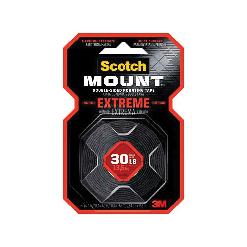 product Scotch-Mount™ Extreme Double-Sided Mounting Tape Mega Roll 414H-LONG-DC, 1 In X 400 In (2,54 Cm X 10,1 M)
