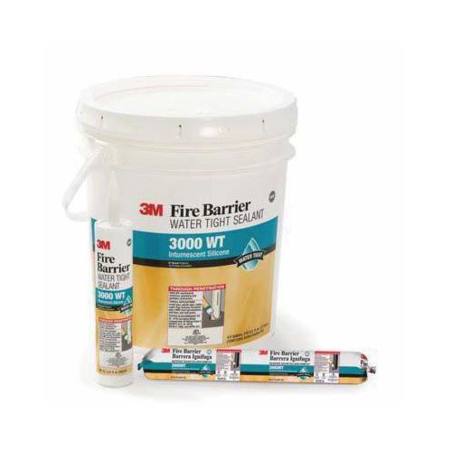 product 3M™ Fire Barrier Water Tight Sealant 1000 NS, Gray, 10.1 fl oz Cartridge, 12/Case