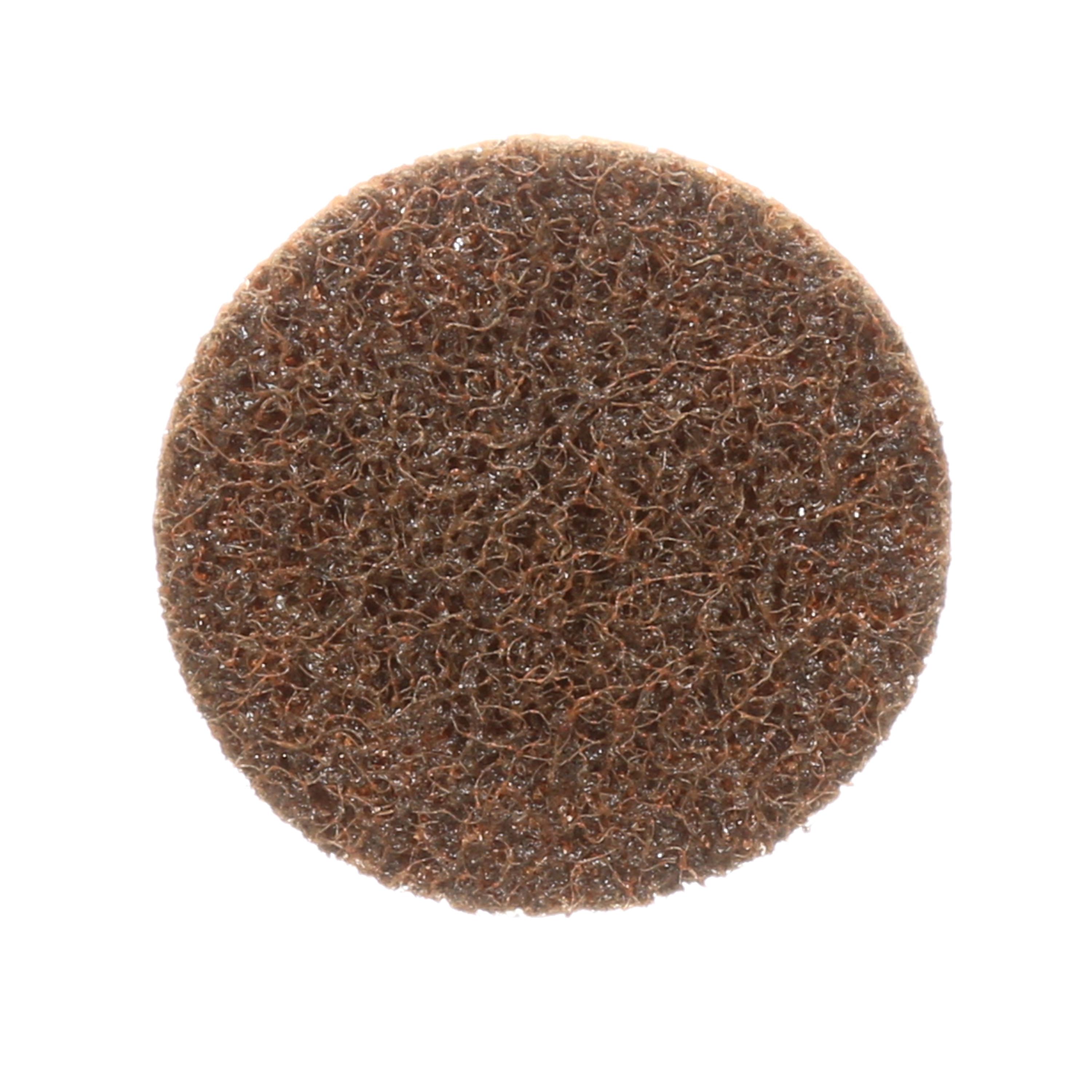 3M&trade; 7000035851 SC SE Durable Non-Woven Surface Conditioning Disc, 3/4 in Dia Disc, Coarse Grade, Aluminum Oxide Abrasive, Type TS Attachment
