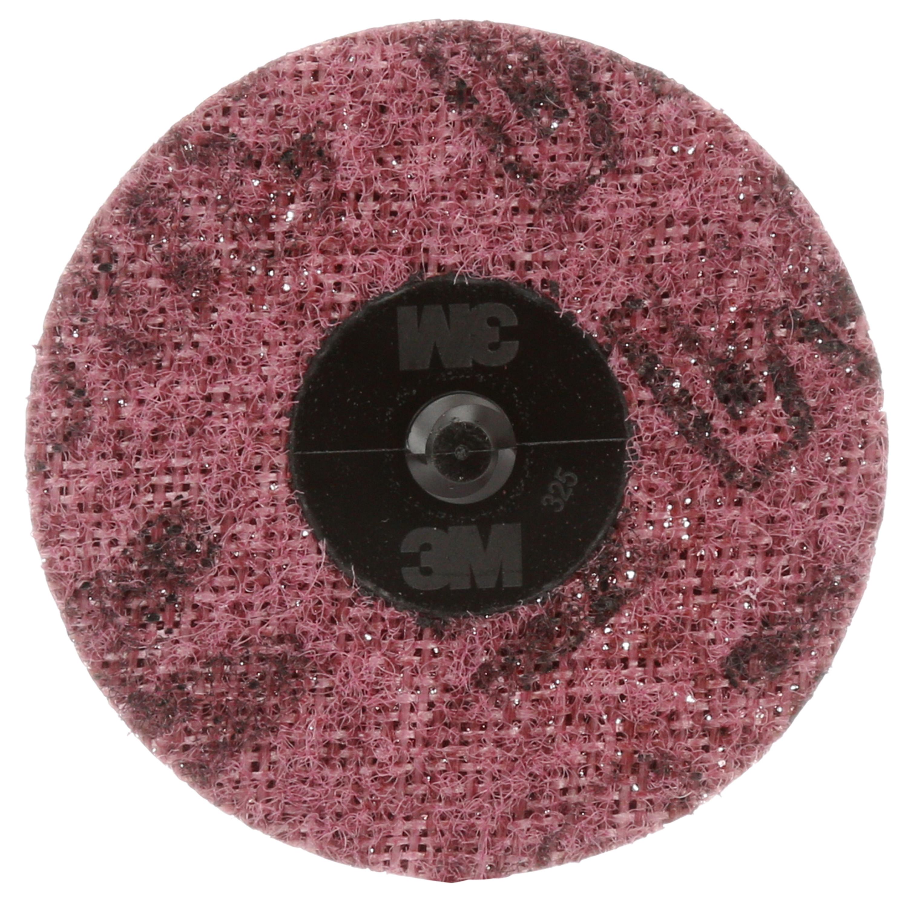 3M&trade; 7000120991 SC SE Durable Non-Woven Surface Conditioning Disc, 2 in Dia Disc, Medium Grade, Aluminum Oxide Abrasive, Type TSM Attachment