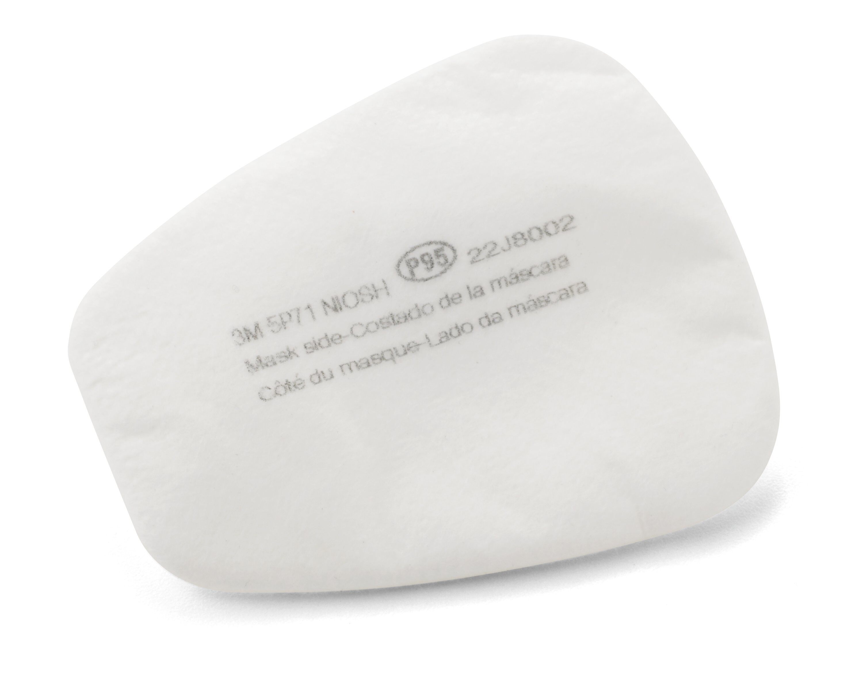 3M&trade; 7000029639 7000 Filter, For Use With Reusable Respirators, P100 Filter Class, Bayonet Connection, Magenta/Black