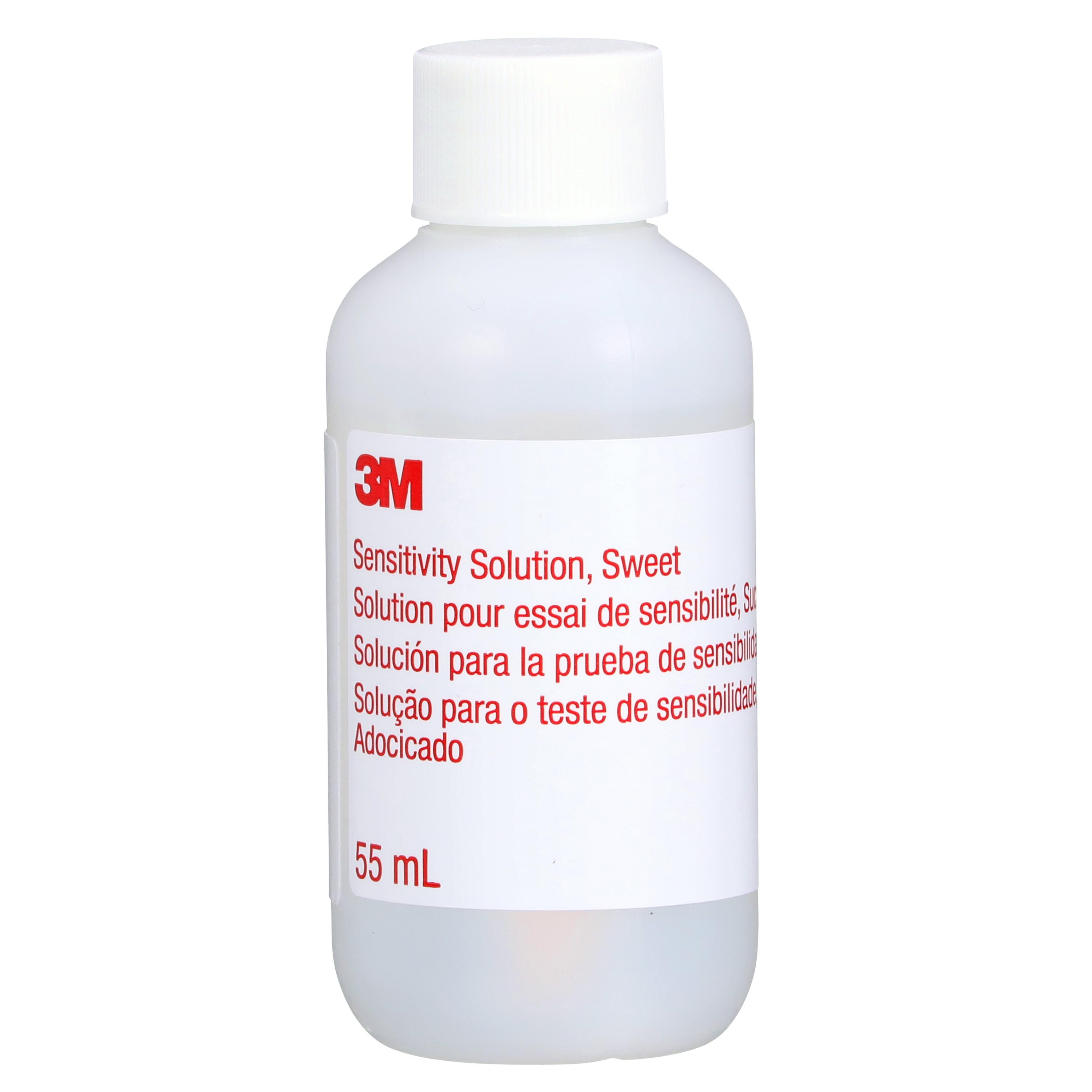 3M&trade; 8533910346 Bitter Fit Test Solution, For Use With Reusable and Disposable Respirator