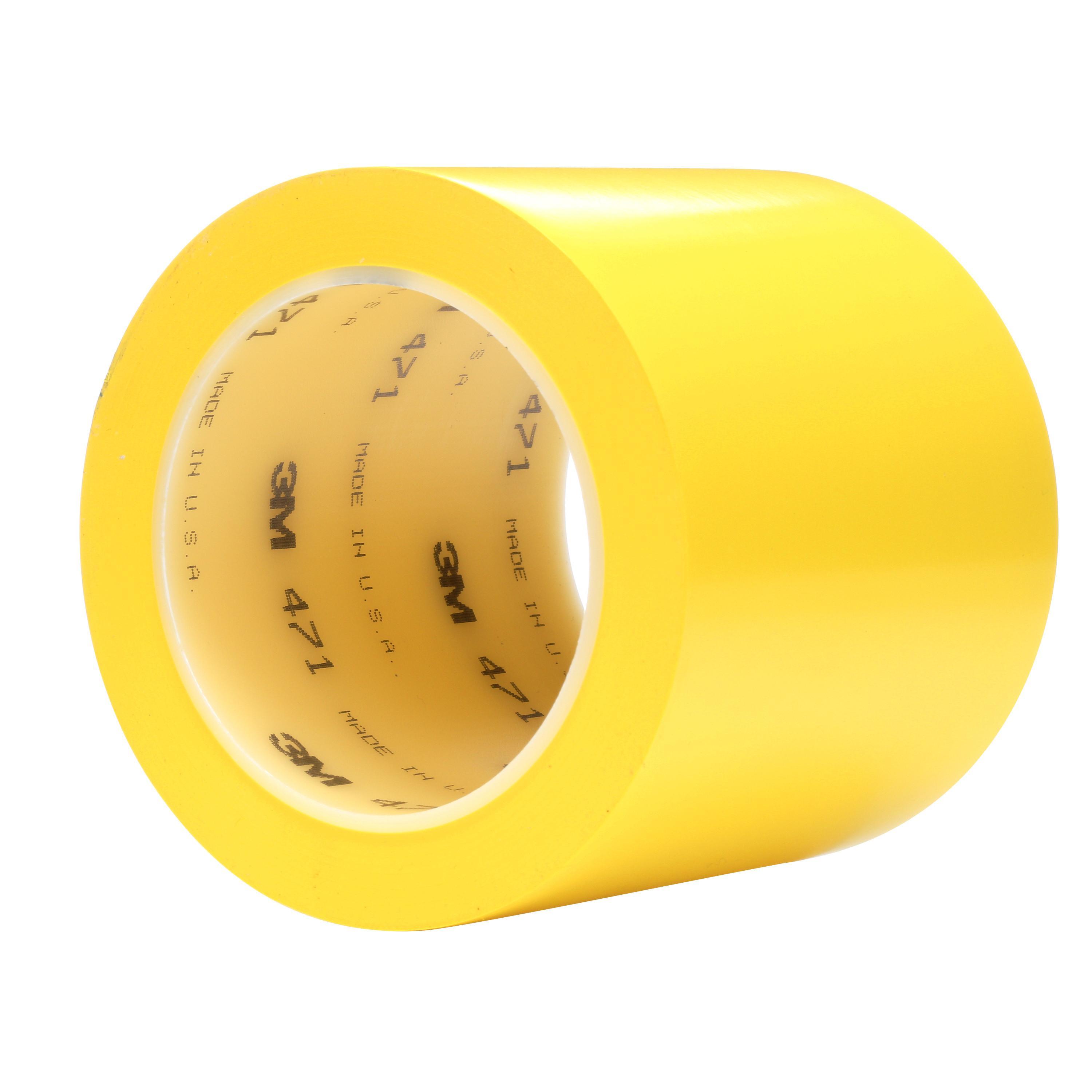 3M&trade; 7000047471 MMM 471-4 YELLOW
