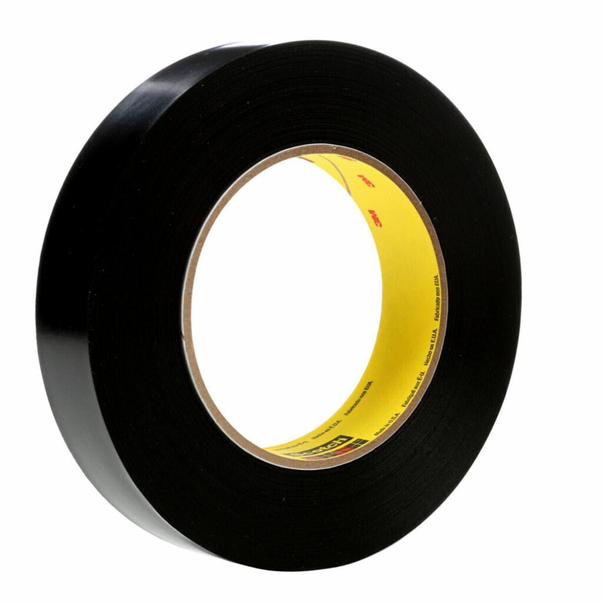 3M™ 021200-03126 High Performance Vinyl Tape, 36 yd L x 1/2 in W, 5.2 mil THK, Rubber Adhesive, Vinyl Backing, Yellow