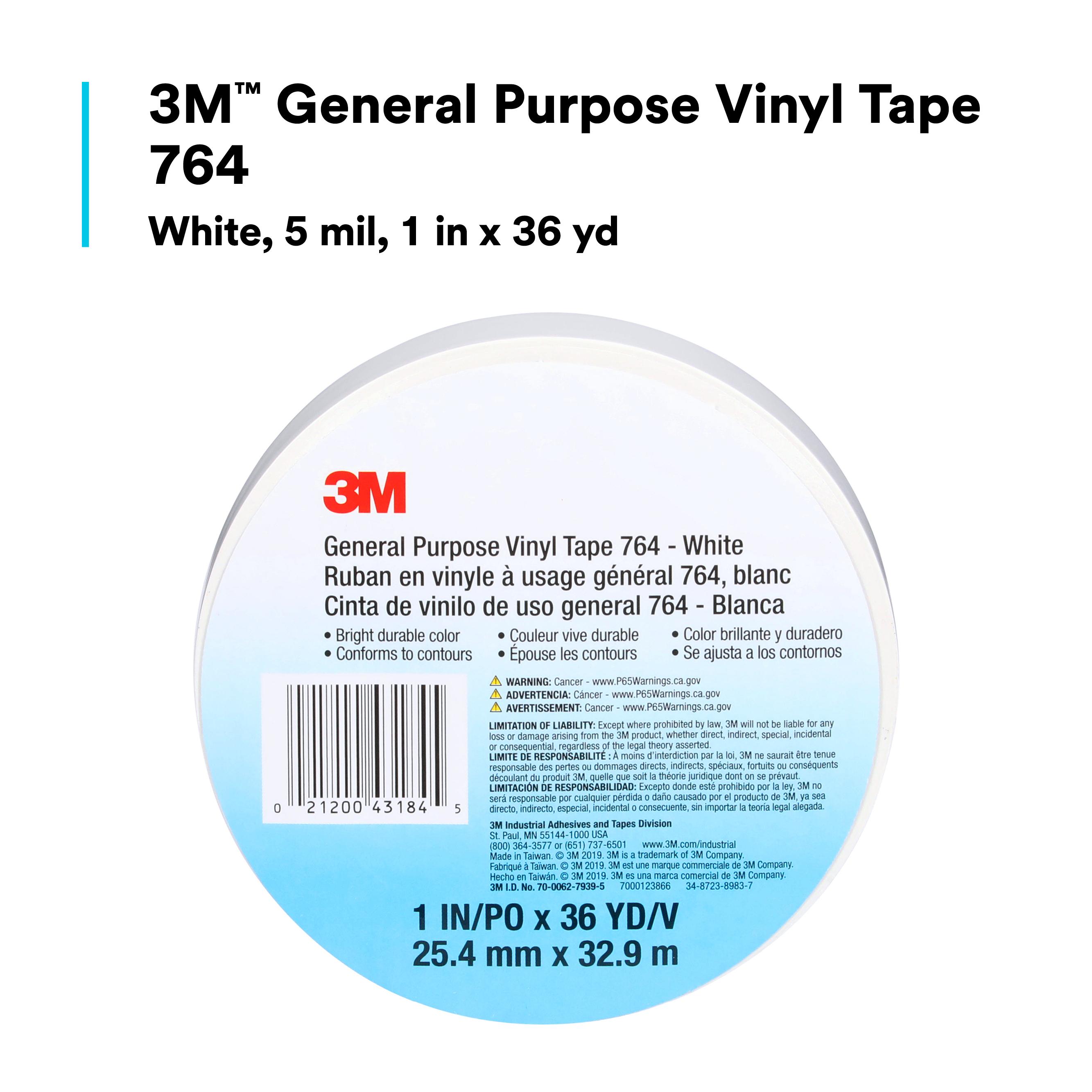 3M&trade; 7000123866 MMM 764-1 WHT