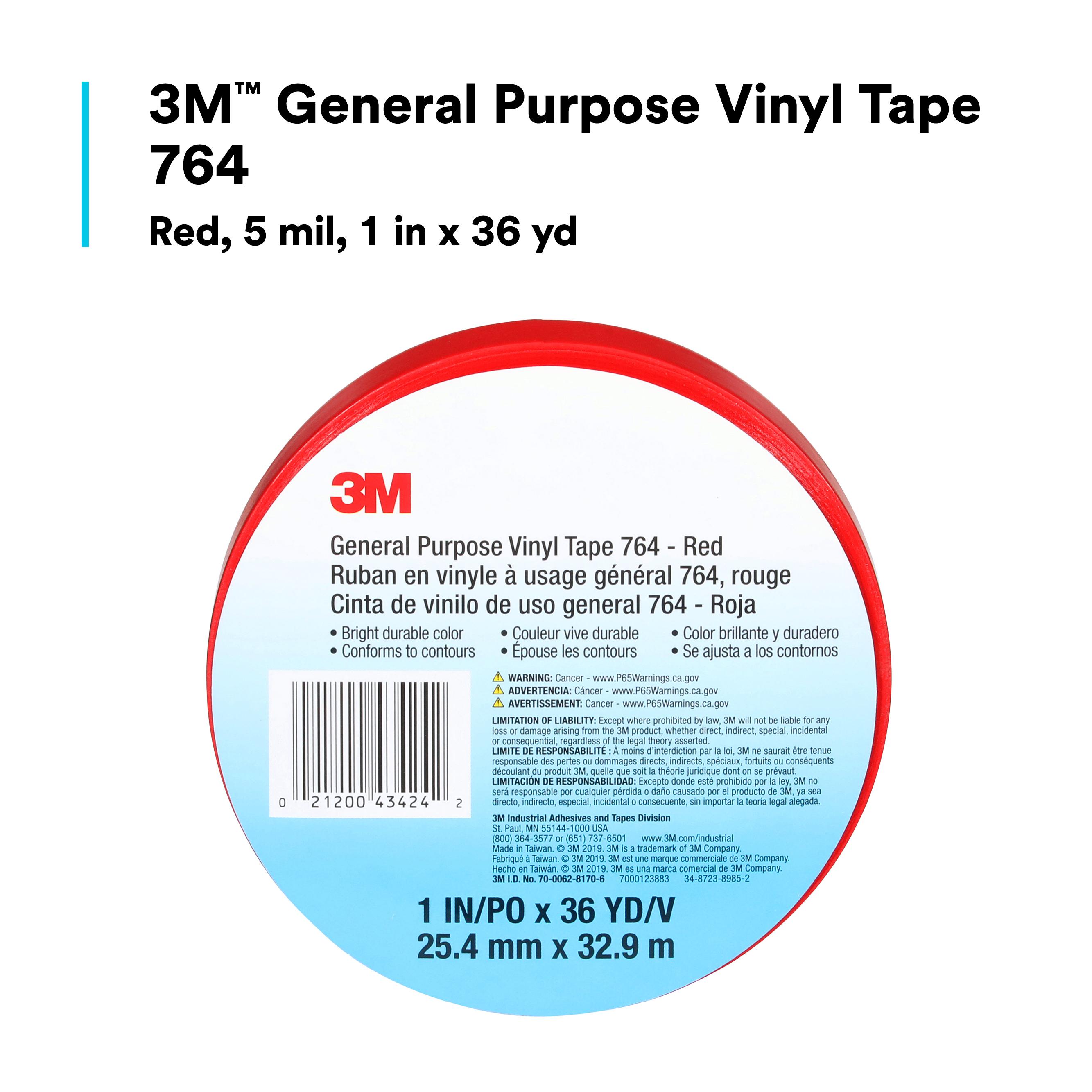 3M&trade; 7000123883 MMM 764-1 RED