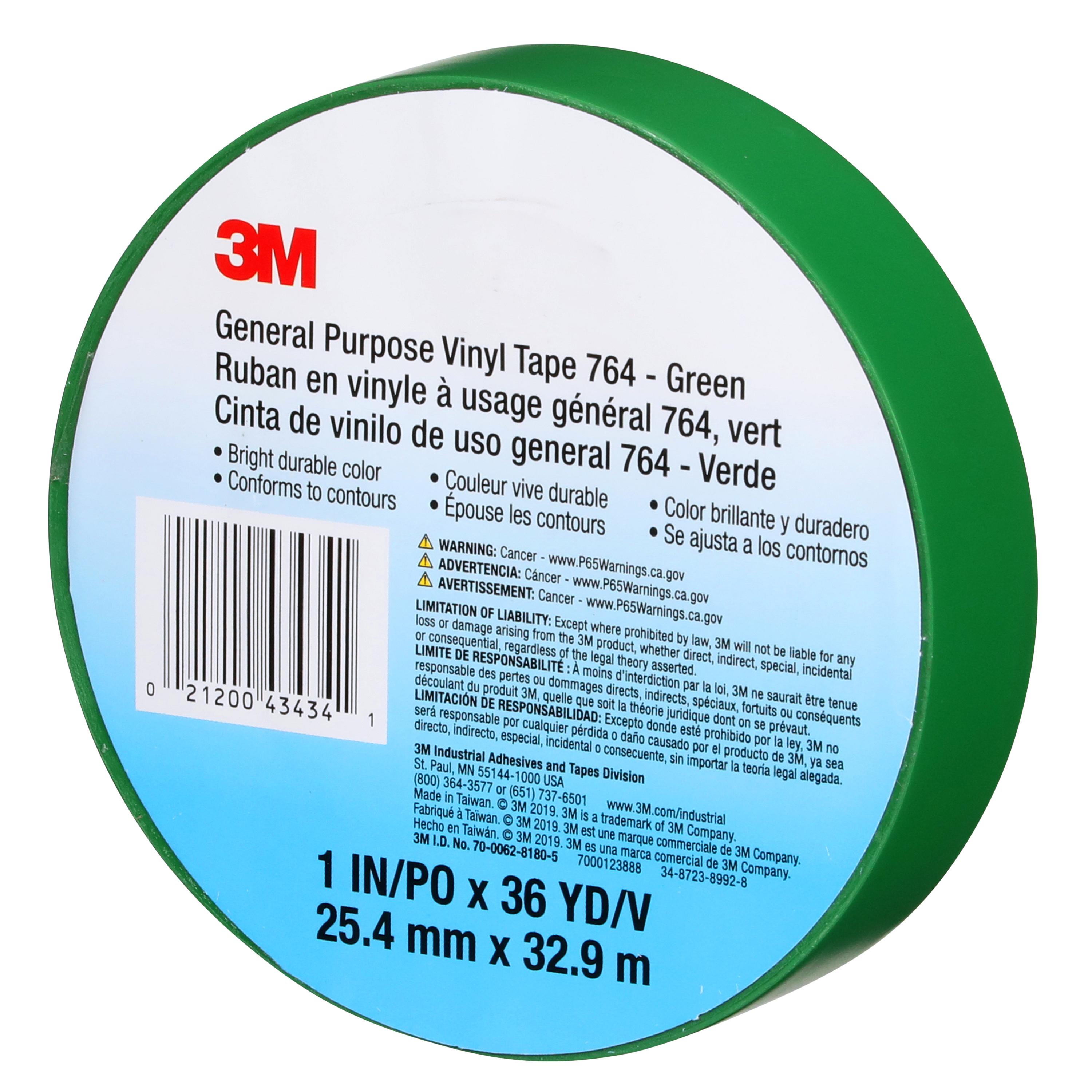 3M&trade; 7000123888 MMM 764-1 GREEN