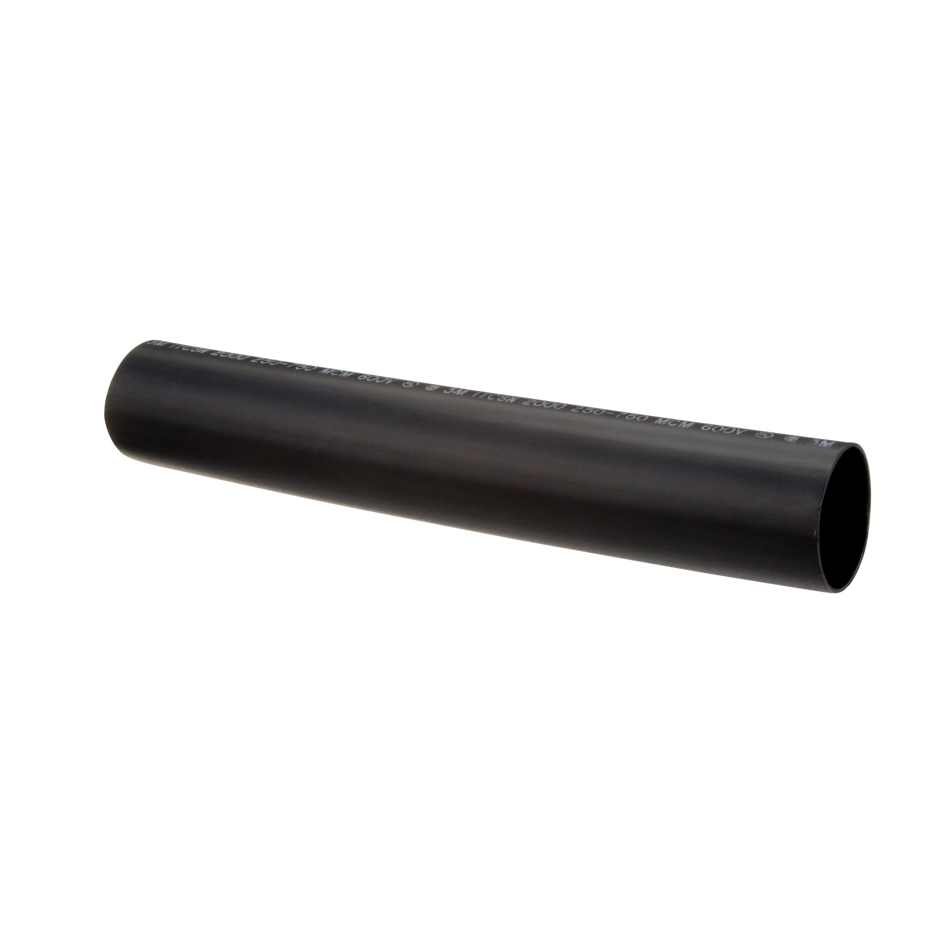Panduit&reg; Dry-Shrink&trade; HSTT100-48-5 HSTT Cross Linked Standard Heat Shrink Tubing, 1 in ID Expanded, 1/2 in ID Recovered, 0.035 in THK Wall Recovered, 3.94 ft L, Polyolefin, Black
