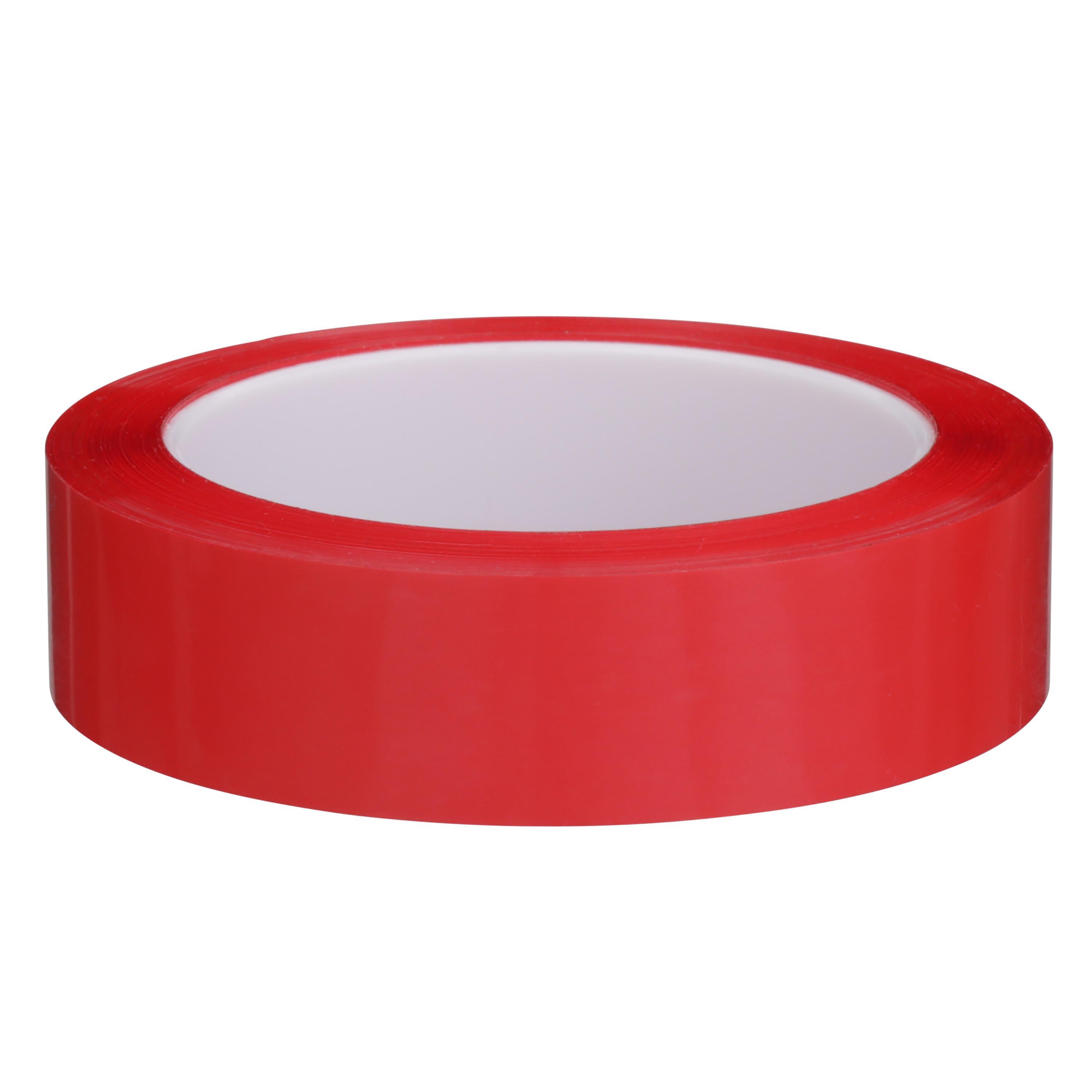 3M&trade; 7000028669 850 Film Tape, 72 yd L 1 in W, 1.9 mil THK, Polyester, Acrylic Adhesive, Red