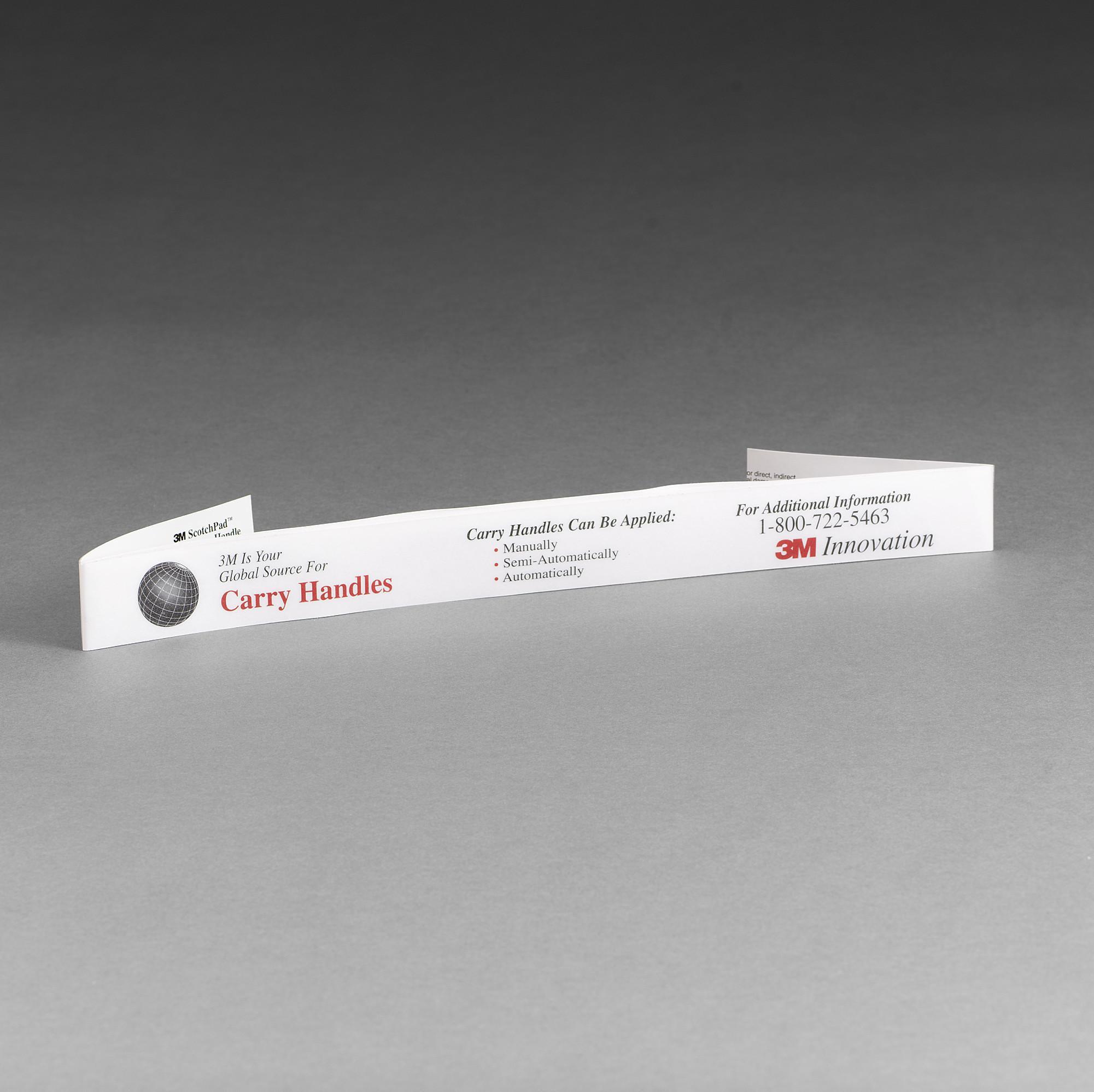 3M&trade; 7010376123 8350CP Tape, 23 in L 1.375 in W, 7.7 mil THK, Polypropylene Film, Synthetic Rubber Adhesive, Multi-Color