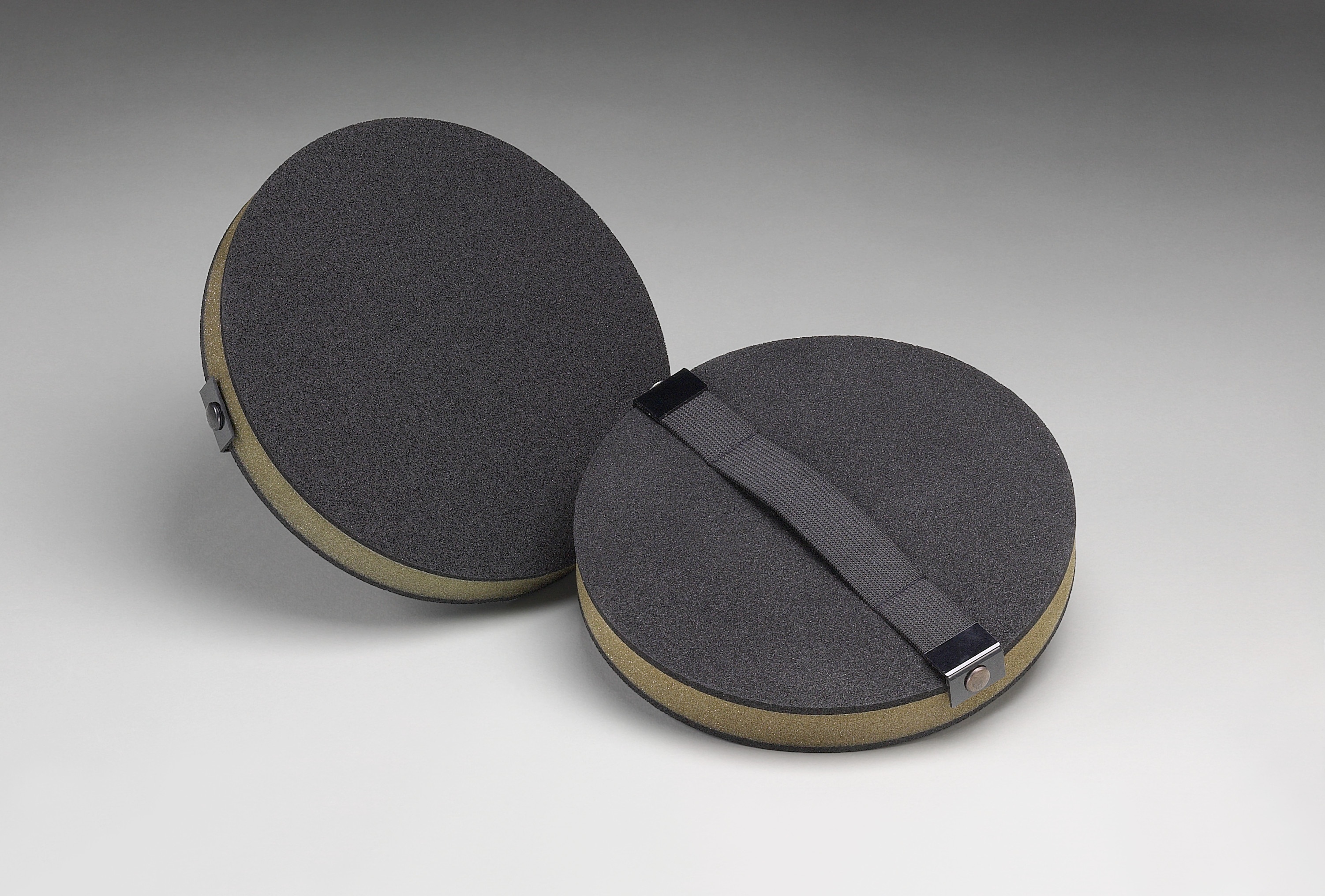 3M&trade; 7100005496 Regular Soft Density Disc Hand Pad, 8 in Dia Pad, Mechanical Attachment