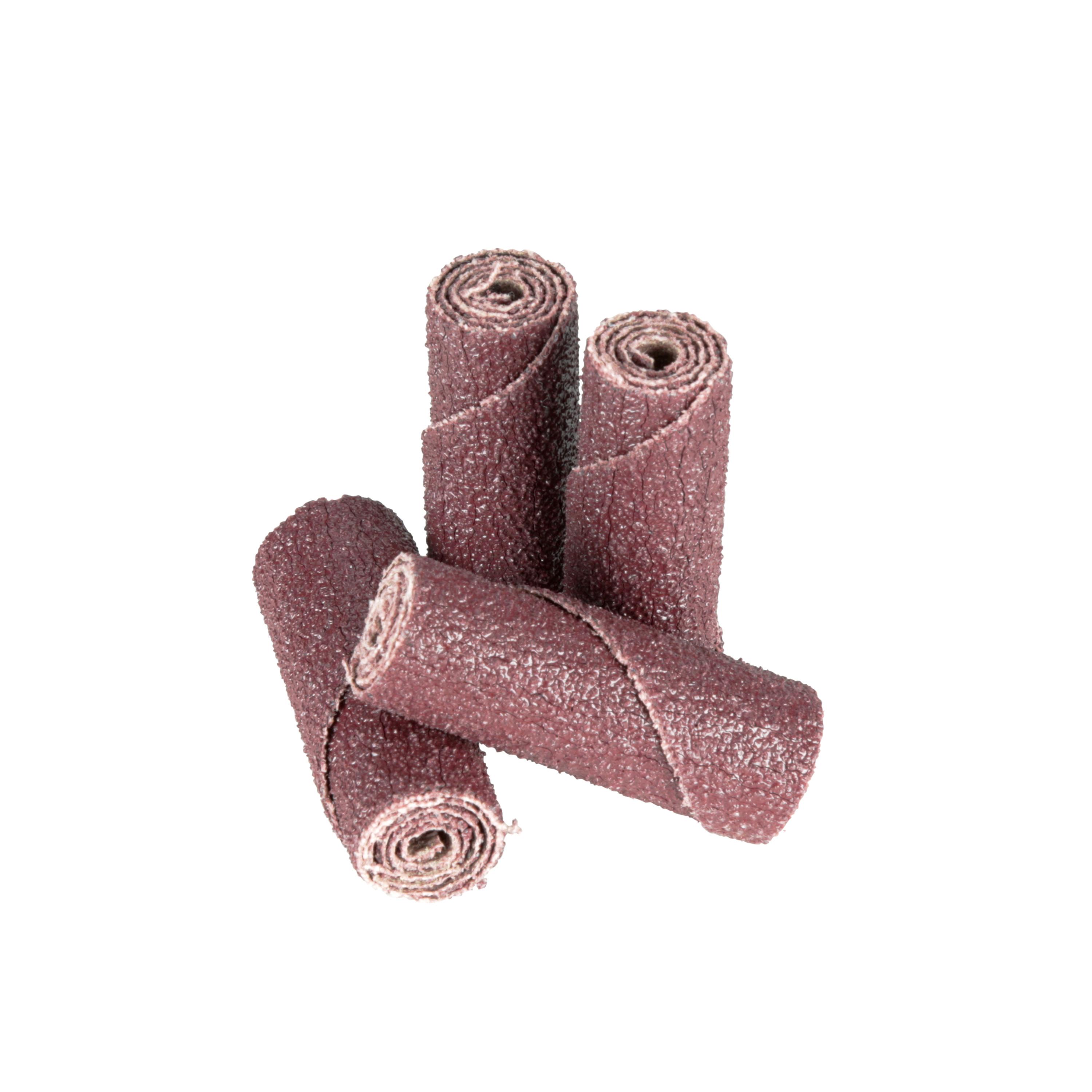 Standard Abrasives&trade; 7100085869 709187 Straight Roll, 1.5 in OAL, 0.125 in Dia Pilot Hole, 60 Grit, Aluminum Oxide Abrasive