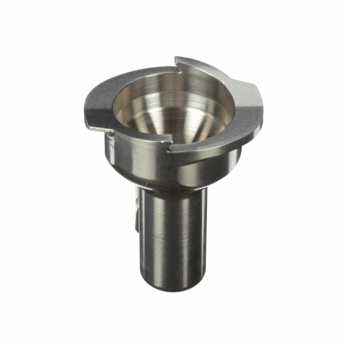 3M&trade; 7100135927 Type S10 Adapter, For Use With 3M&trade; PPS&trade; Series 2.0 Spray Cup System, 1/4-19 BSP, Side Cup Mount, Stainless Steel, Silver