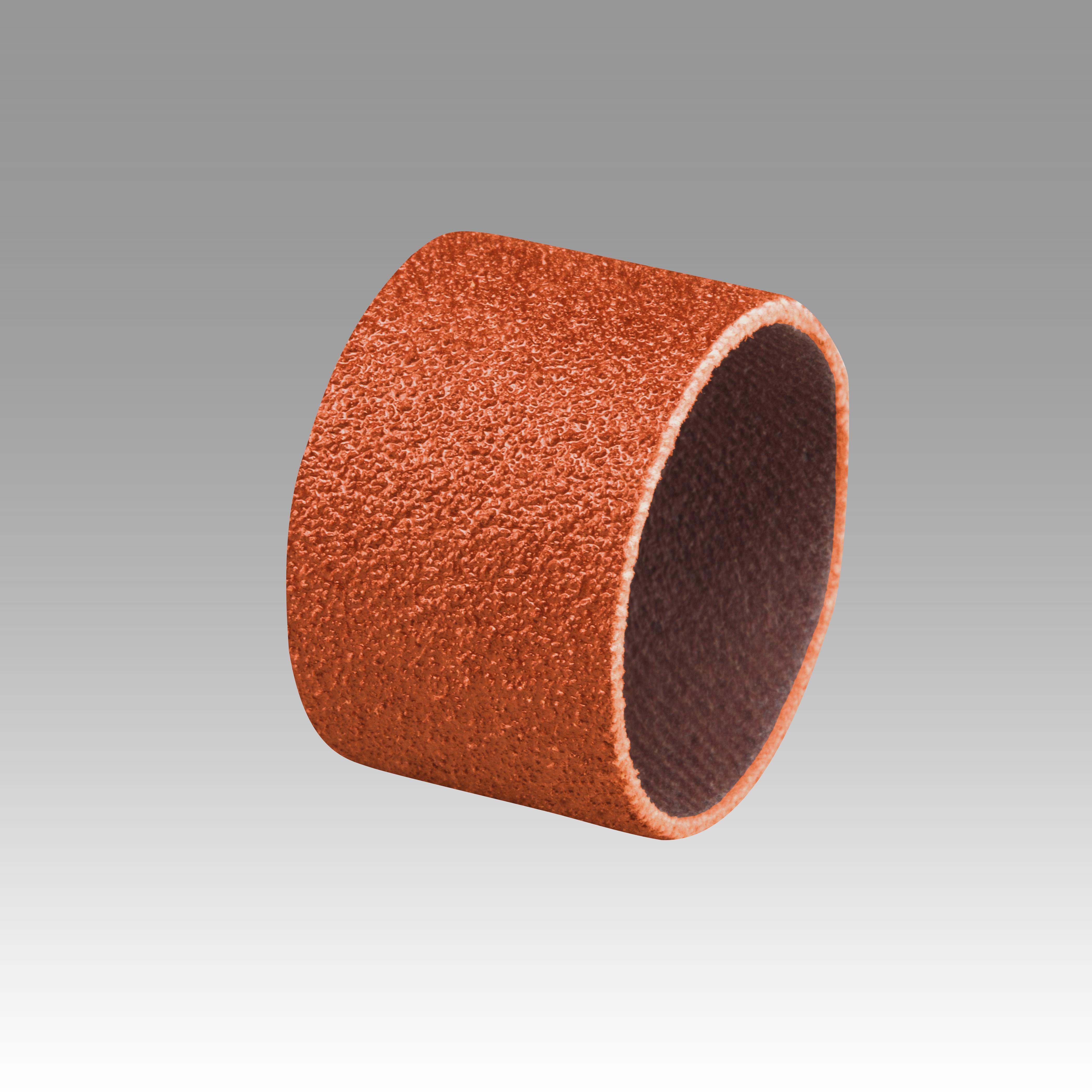 3M&trade; 7000118603 Spiral Band, 1 in Dia x 3/4 in L Band, 60 Grit, Medium Grade, Ceramic Abrasive