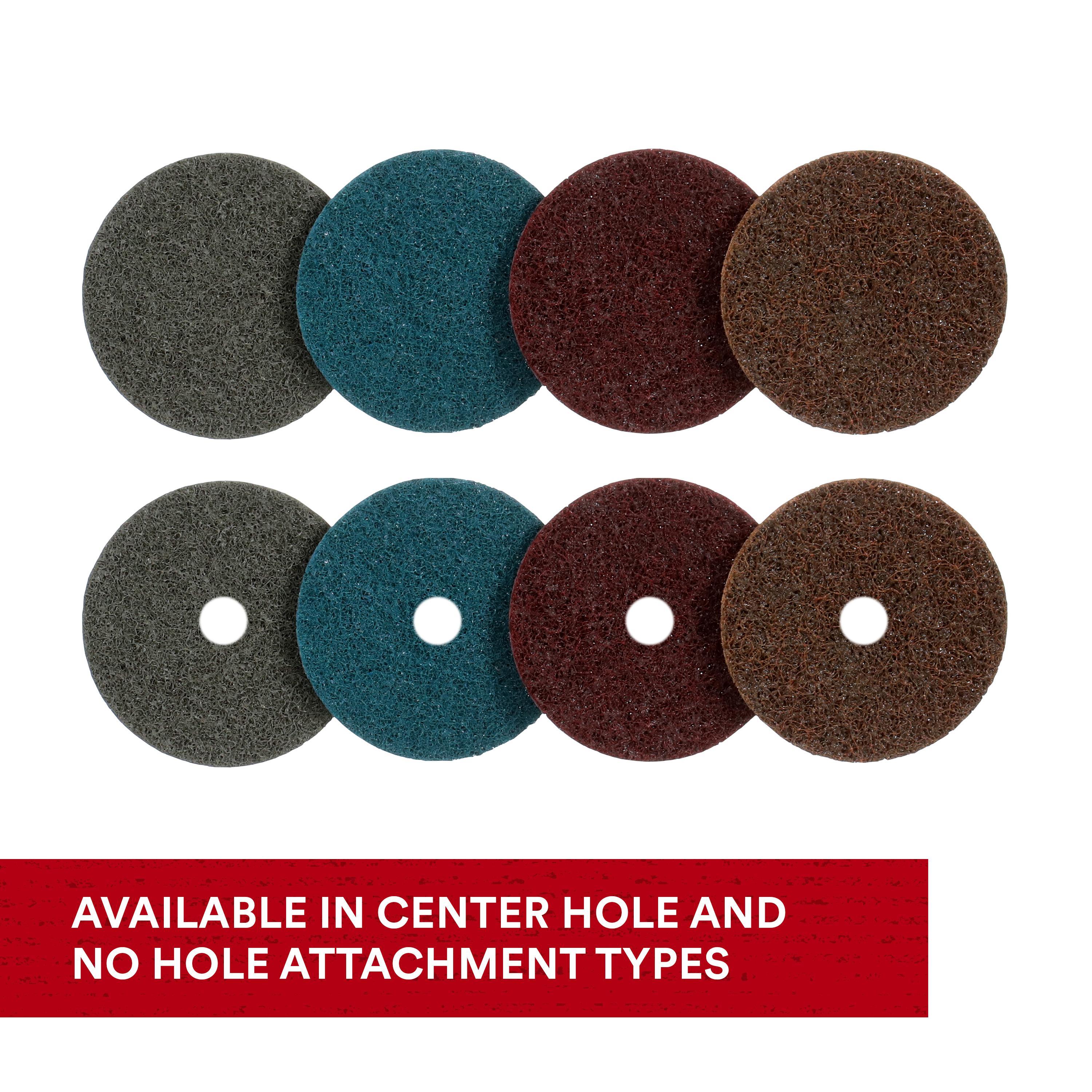 3M™ Scotch-Brite™ 07451 Surface Conditioning Disc, 4 in Dia Disc, Medium Grade, Aluminum Oxide Abrasive, Paper Backing