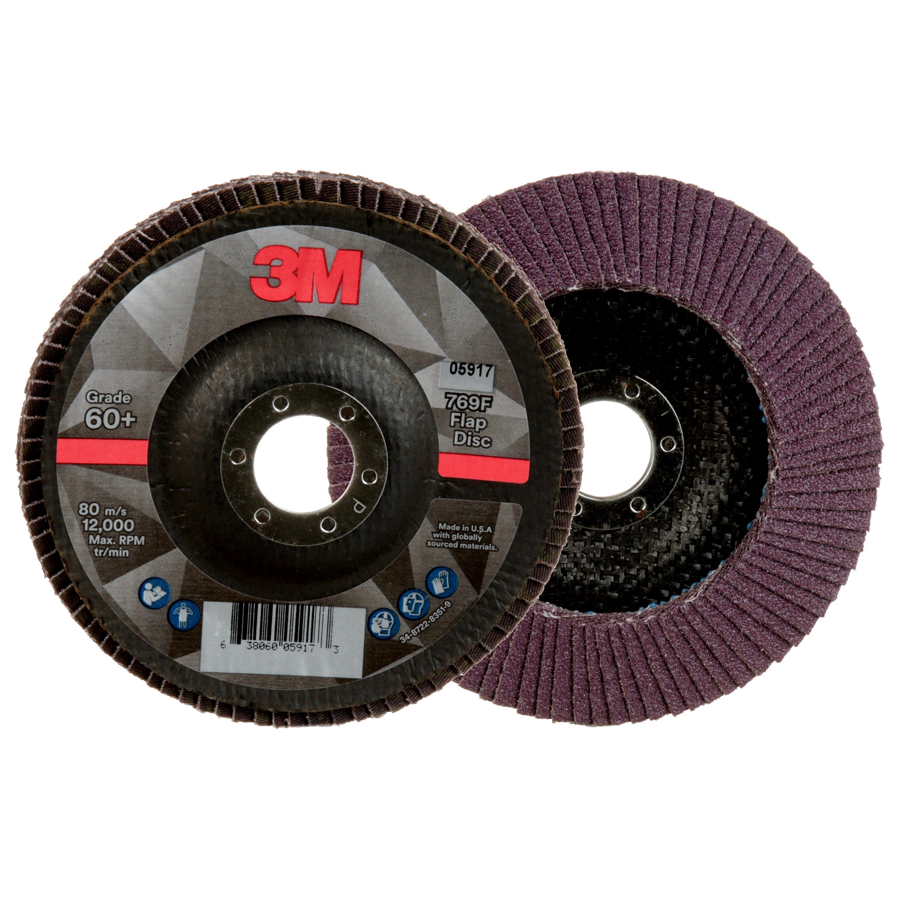 Tiger® 50649 Premium Coated Abrasive Flap Disc, 6 in Dia Disc, 7/8 in Center Hole, 40 Grit, Coarse Grade, Zirconia Alumina Abrasive, Type 29/Angled Disc