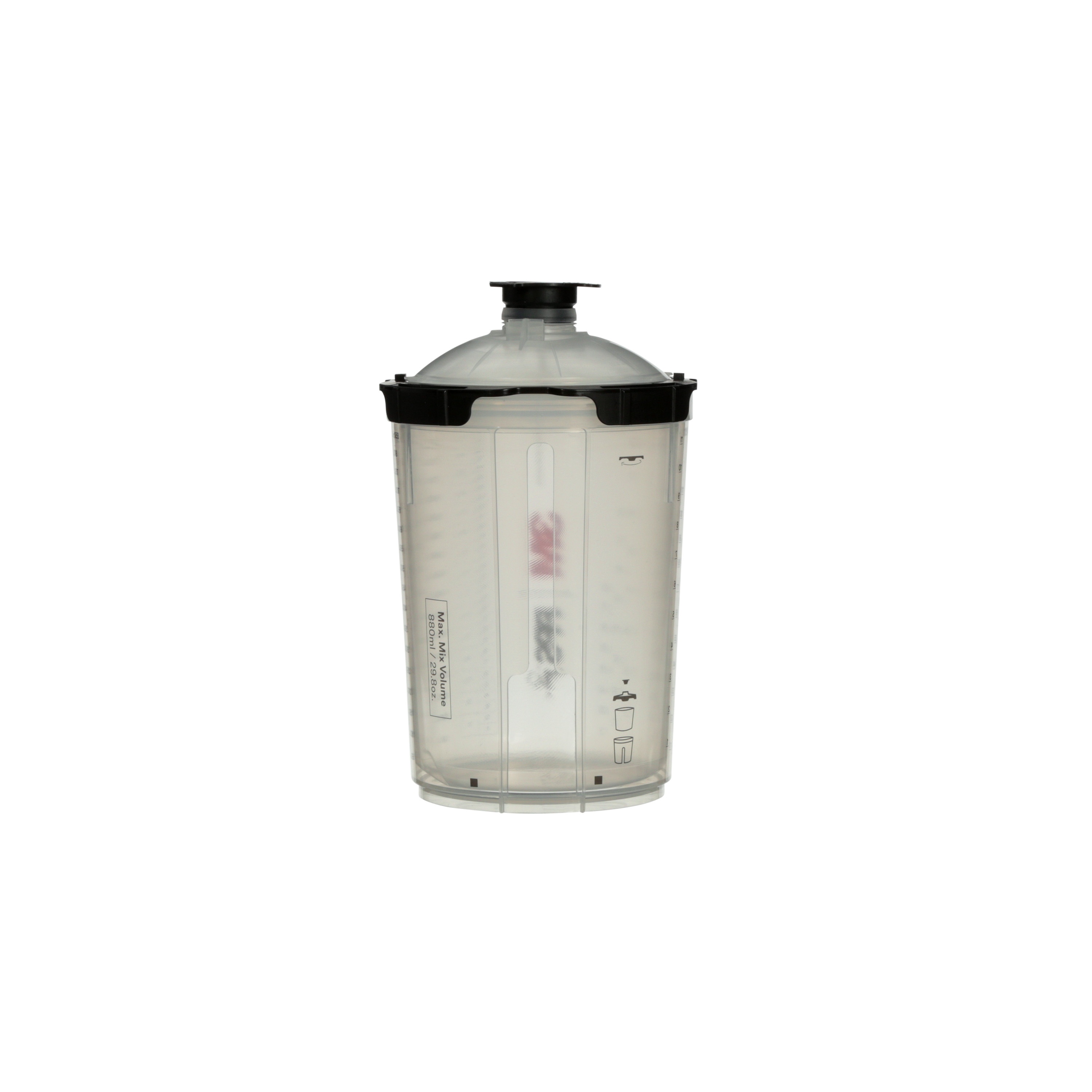3M&trade; 7100285373 PPS&trade; Series Spray Cup System Kit, For Use With Paint, Clear