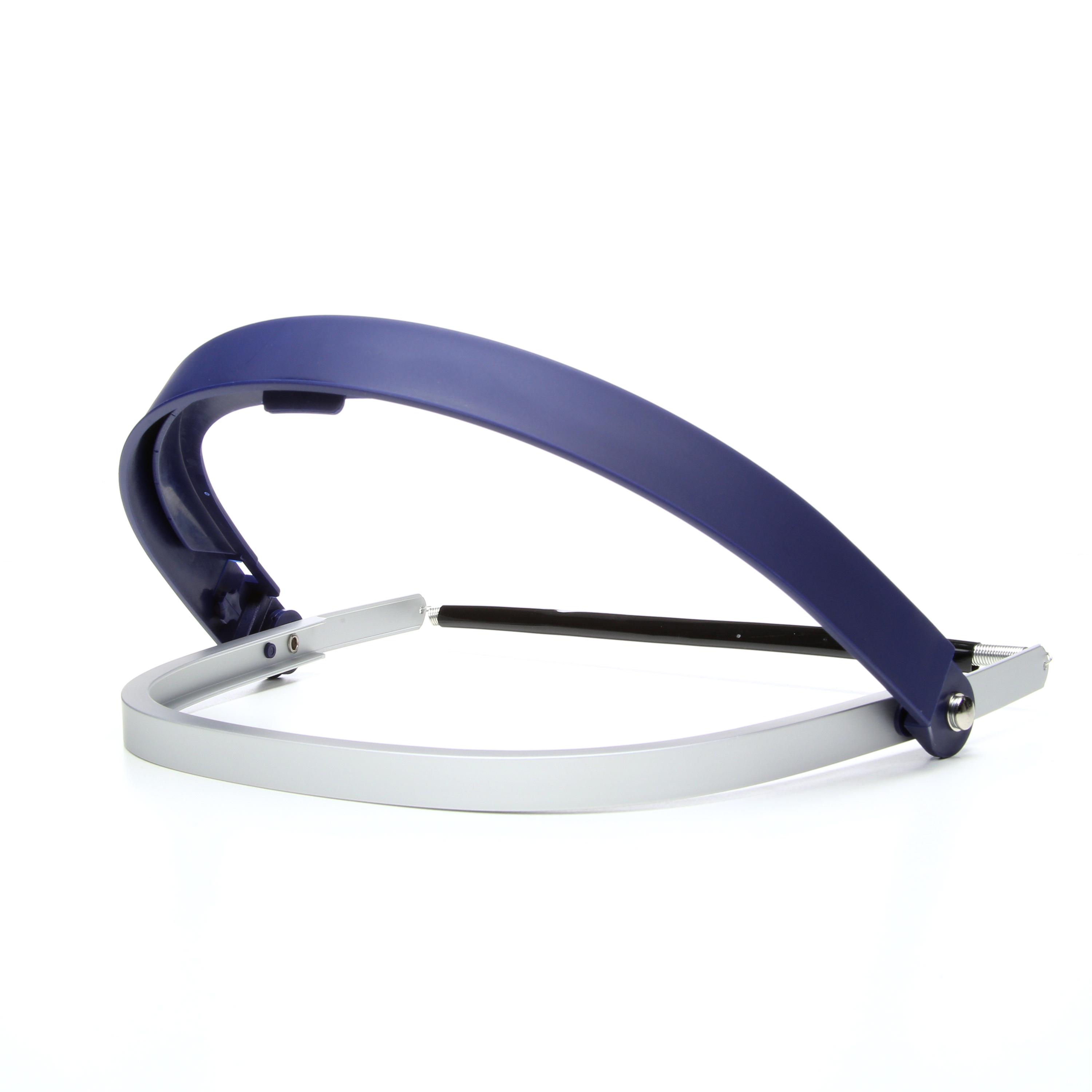 MSA V-Gard&reg; 10115730 Slotted Standard Grade Faceshield Frame, For Use With MSA&reg; Slotted Cap Style, Plastic, Black, ANSI/ISEA Z87.1-2010