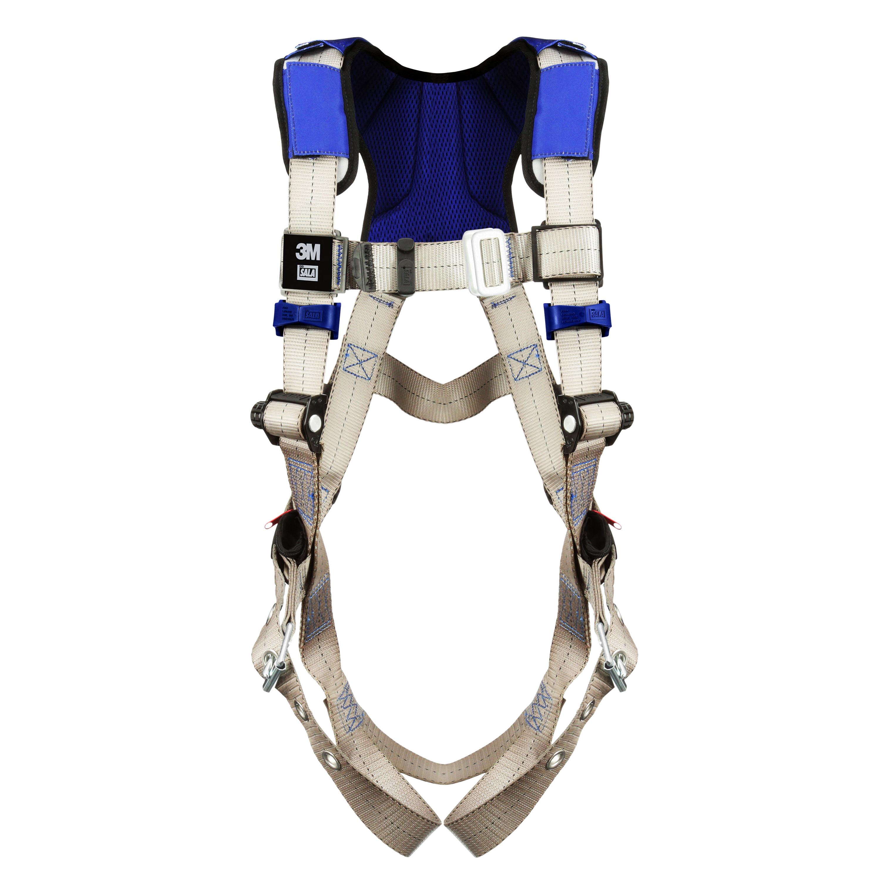 3M&trade; DBI-SALA&reg; 7012817436 ExoFit&trade; Comfort Safety Harness, L, Quick-Connect Buckle Leg Strap Buckle, Steel Hardware