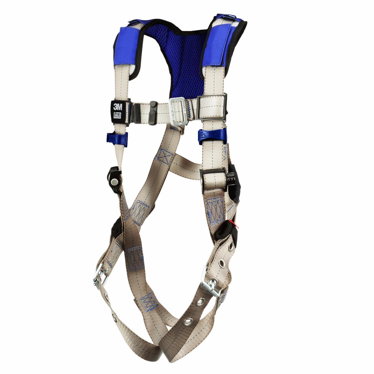 3M&trade; DBI-SALA&reg; 7012817436 ExoFit&trade; Comfort Safety Harness, L, Quick-Connect Buckle Leg Strap Buckle, Steel Hardware