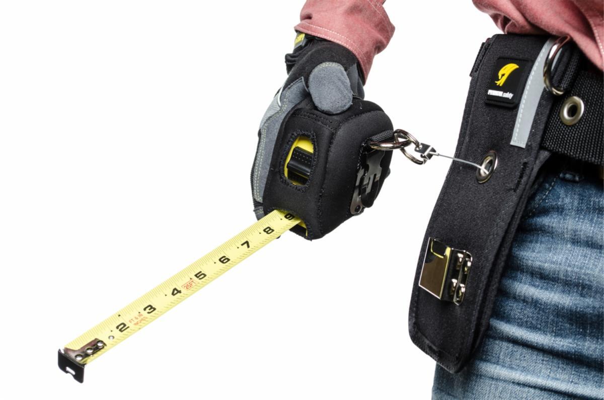 3M DBI-SALA Fall Protection 7100204366 Python Safety&reg; Combo Measure Holster, 2 lb Load, Neoprene, Black