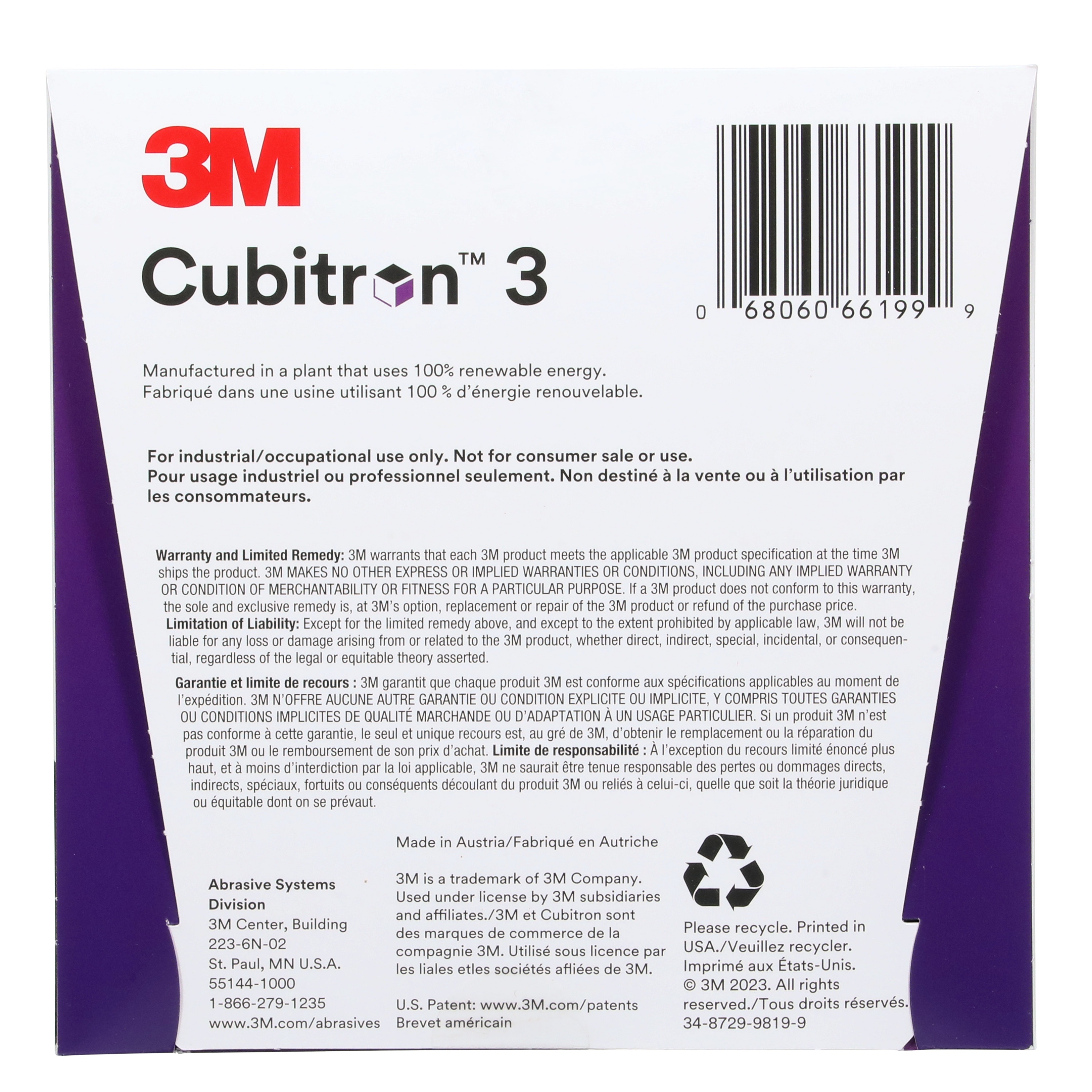 3M Xtract&trade; Cubitron&trade; II 7100317566 MMM 66199