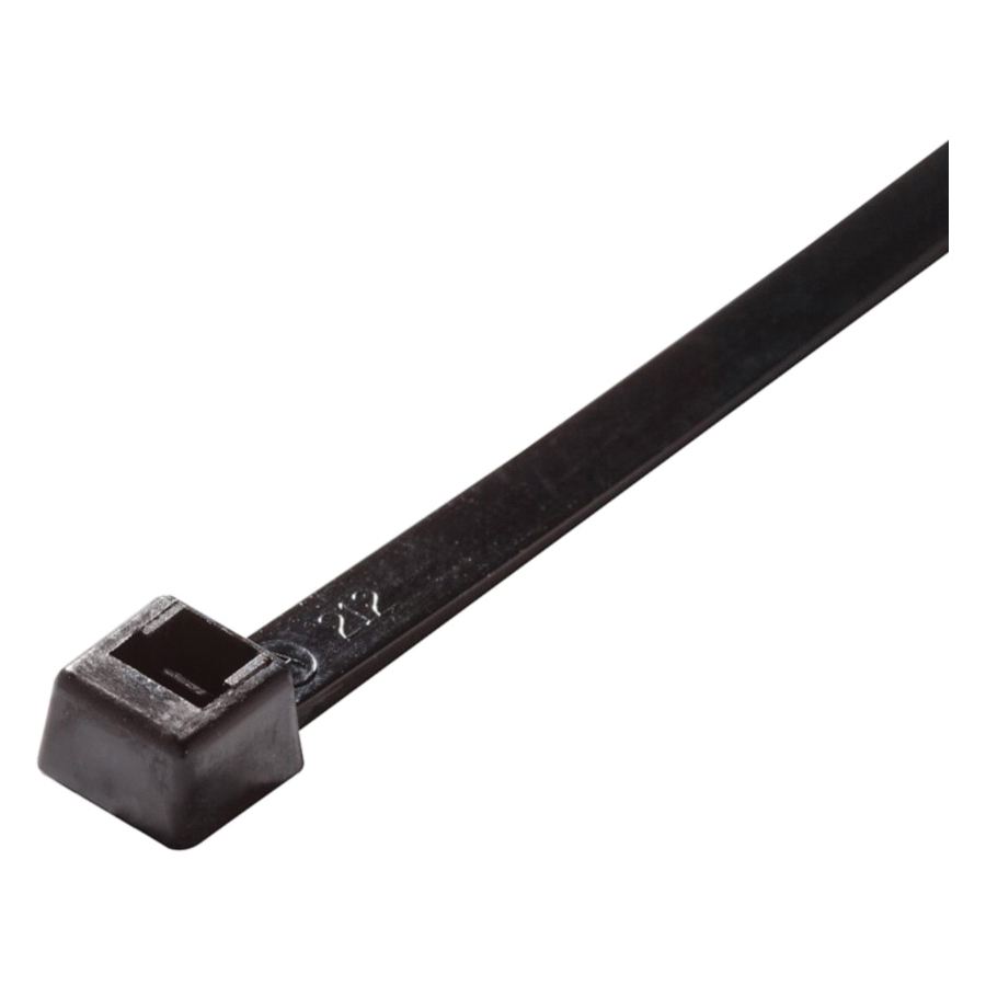 ACT AL-14-120-0-C Heavy Duty Light Standard Cable Tie, 14 in L x 0.3 in W x 0.07 in THK, Nylon 6.6, UV Black