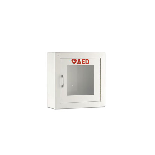 AED&reg; 50-00392-20 Surface Mount Wall Cabinet With Alarm, Security, For Use With AED&reg; Powerheart&reg; G5 Series Automated External Defibrillators