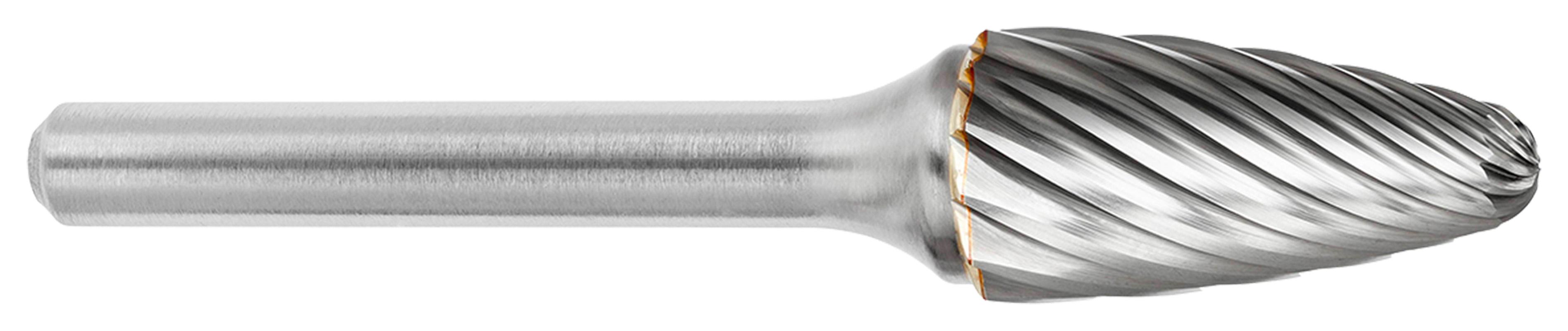 ATA SGSPRO 19179 SG Series Imperial Carbide Burr, Tree Head, 3/8 in Dia Head, 3/4 in L of Cut, 2-1/2 in OAL, INOX Cut