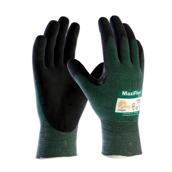 Kut Gard® 07-KA744/M Economy Weight Cut-Resistant Gloves, M, ACP™/Kevlar®, Knit Wrist Cuff, Resists: Abrasion, Cut and Heat, ANSI Cut-Resistance Level: A3, Paired Hand