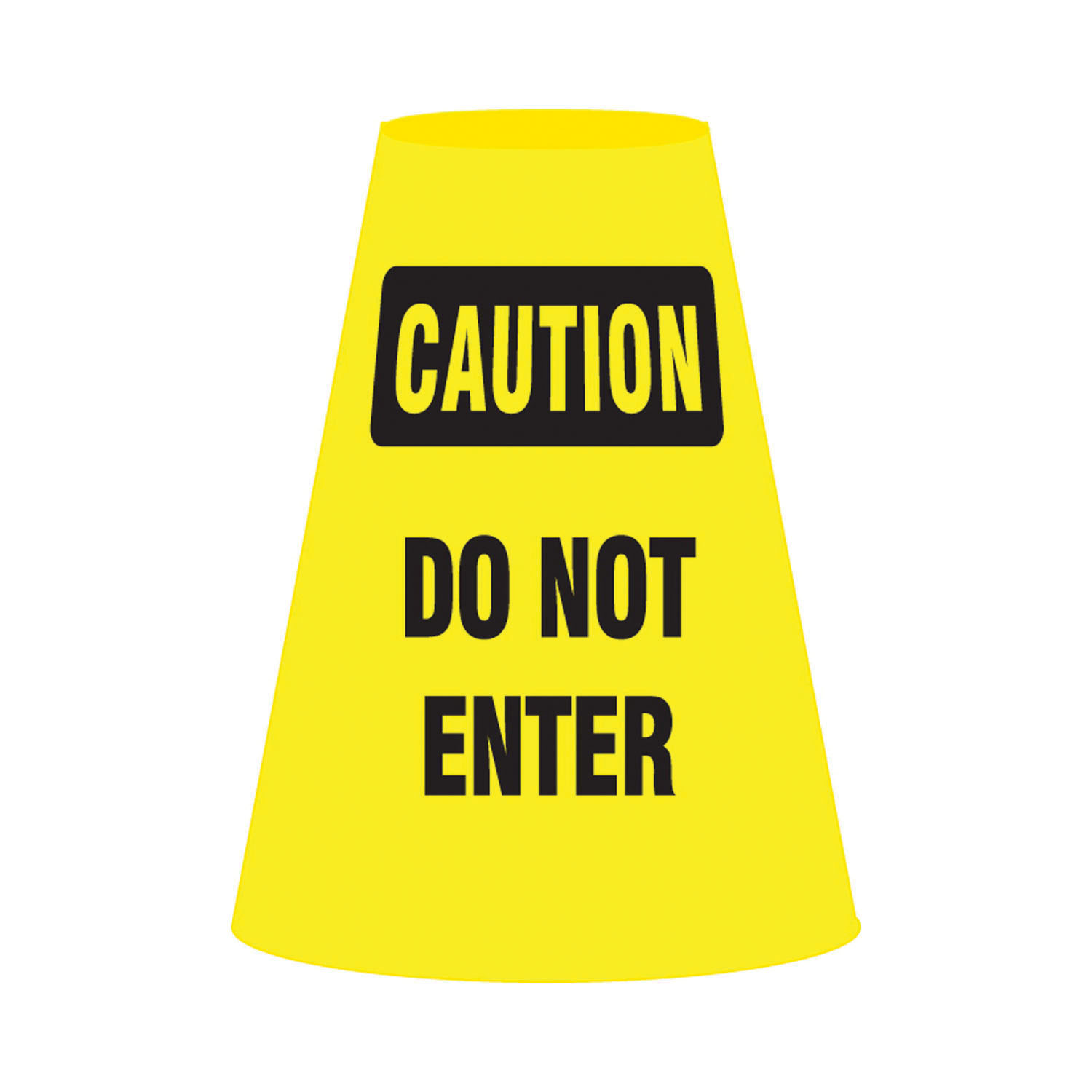 Accuform&reg; FBC911E Traffic Cone Cuff Sleeve, For Use With Standard 18 in and 28 in High Traffic Cones
