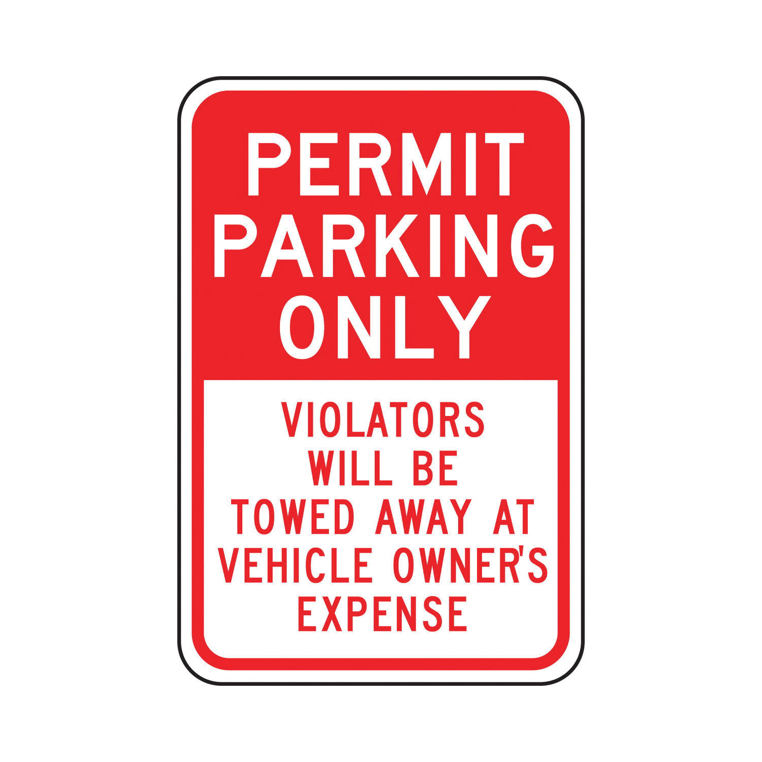 product Accuform® MVHR471VA Octagon Safety Sign, Text, Aluminum, Through Hole Mount, 12 in W