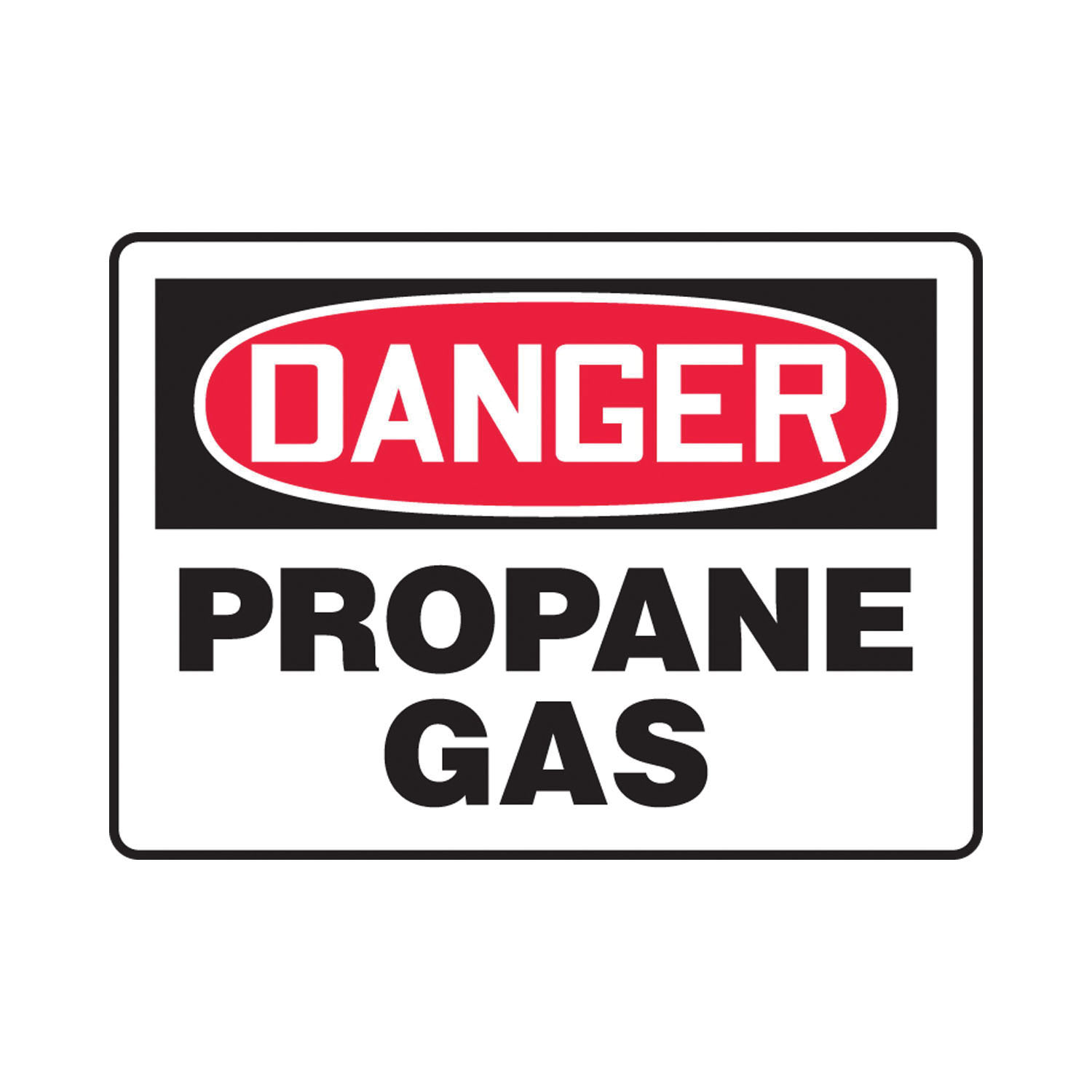 product Brady&reg; 25746 Rectangle Chemical and Hazardous Material Sign, Text, B-401 Polystyrene, Corner Hole Mount, 7 in H x 10 in W, English