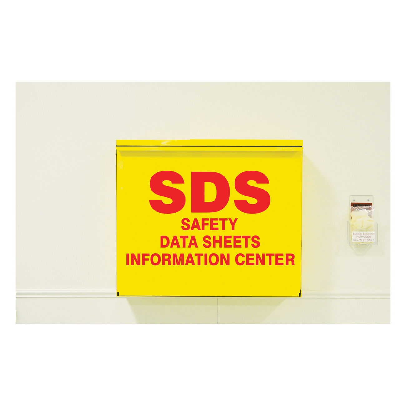 product Accuform&reg; ZRS409 SDS Center Board Kit, SAFETY DA SHEETS CENTER Legend, English, 20 in H x 15 in W, Aluminum, Wall Mount