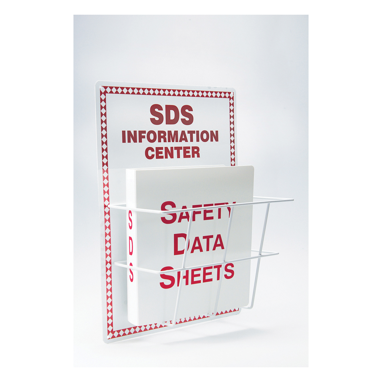 product Accuform&reg; ZRS345 Safety Data Sheets Wall Board Kit, WHMIS, MSDS Legend, English, Red/Yellow, 15 in WD x 20 in HT, Aluminum, Wall Mounting