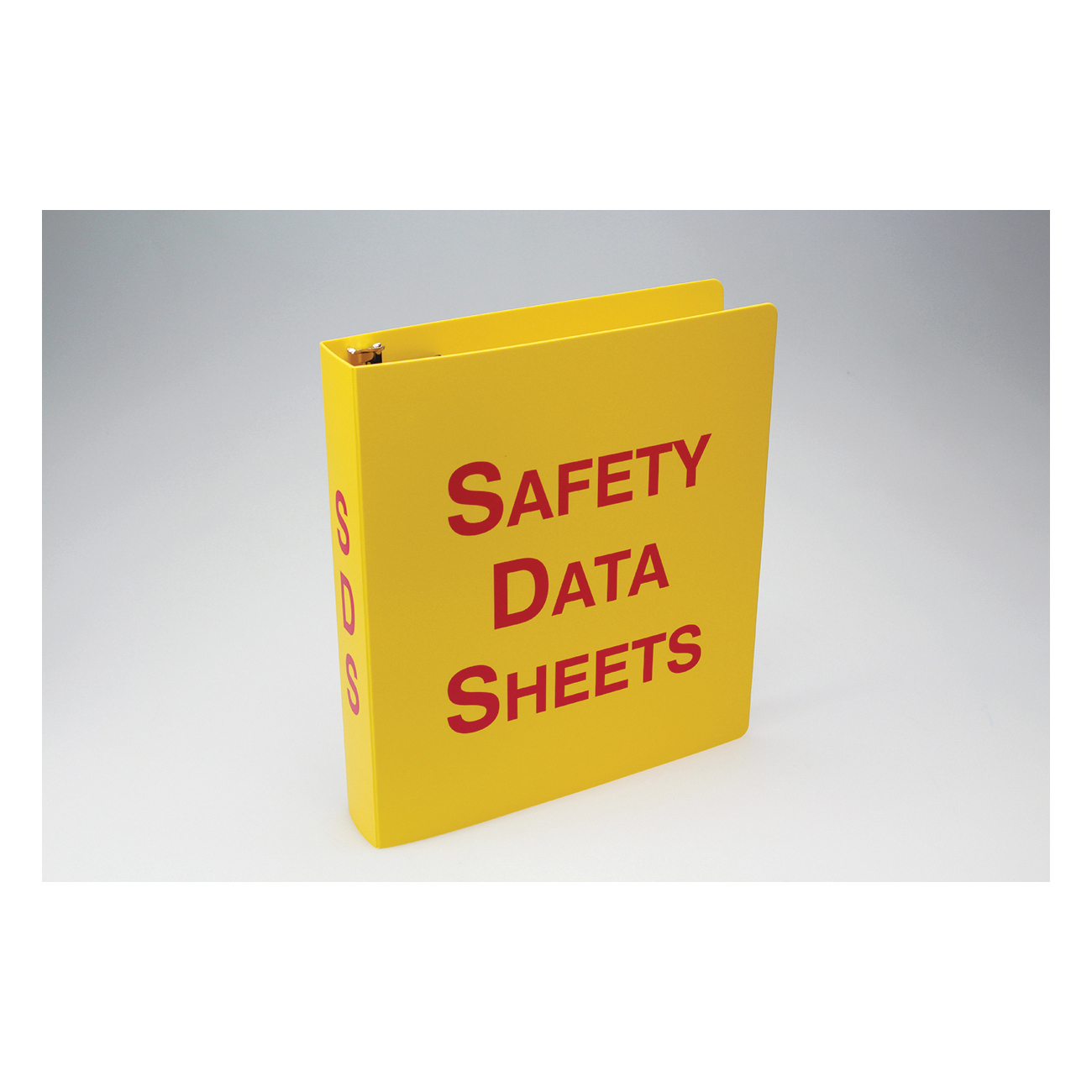 product Accuform&reg; SBZRS641 3-Ring Bilingual SDS Binder, SAFETY DATA SHEETS/HOJAS DE DATOS DE SEGURIDAD Legend, English/Spanish, 1-1/2 in Ring