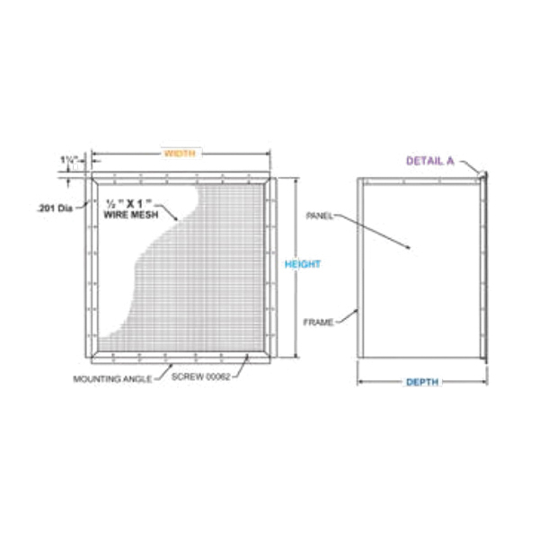 Airmaster&reg; 11070 Hinged Guard and Propeller, Steel, Import