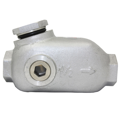 Ajax 1066 Pressure Feed Pneumatic Tool Lubricator, 1.6 oz Capacity, 1/2 in NPT Pipe Thread