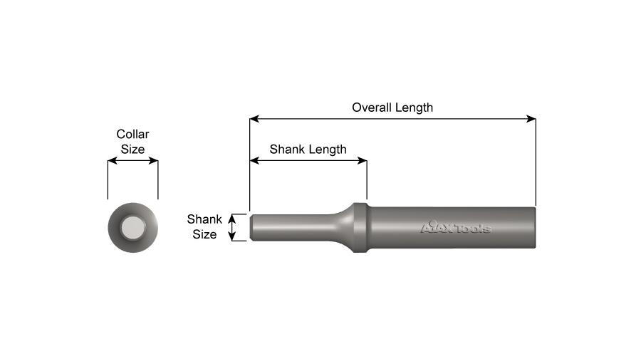 Ajax 1620 Rivet, Alloy Steel, 3/16 in Dia Rivet, 3-1/2 in L, Brazier Head
