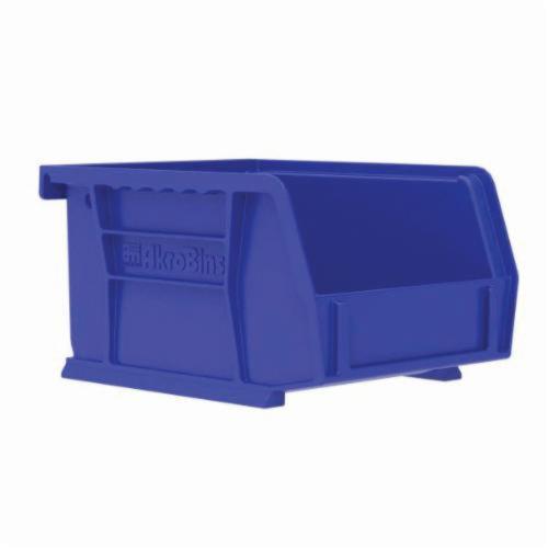 Akro-Mils® 30170BLUE Durable Efficient Shelf Bin, 11-5/8 in L x 11-1/8 in W x 4 in H, 197 cu-in, Blue