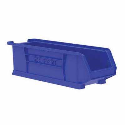 Akro-Mils® 30255BLUE AkroBins® Heavy Duty Hang and Stack Bin, 10-7/8 in L x 16-1/2 in W x 5 in H, 0.4 cu-ft, Blue