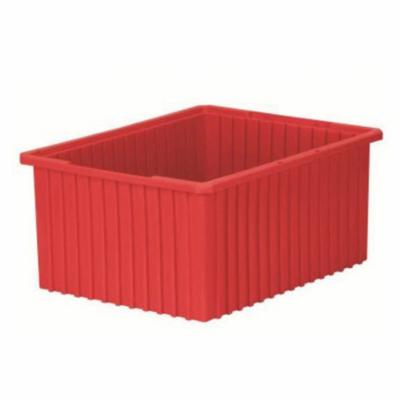 Akro-Mils® 33105RED Akro-Grid Divider Box, 10-7/8 in L x 8-1/4 in W x 5 in H, 0.16 cu-ft Volume, Red