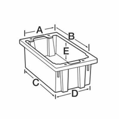 Akro-Mils® 35180BLUE AKR 35-180-BLUE