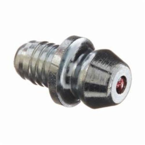 Alemite® 1720-B Straight Thread Forming Grease Fitting, 1/8 in Special Taper Male Thread, 5/8 in OAL, 0.24 in L Shank, Steel, Trivalent Zinc Plated