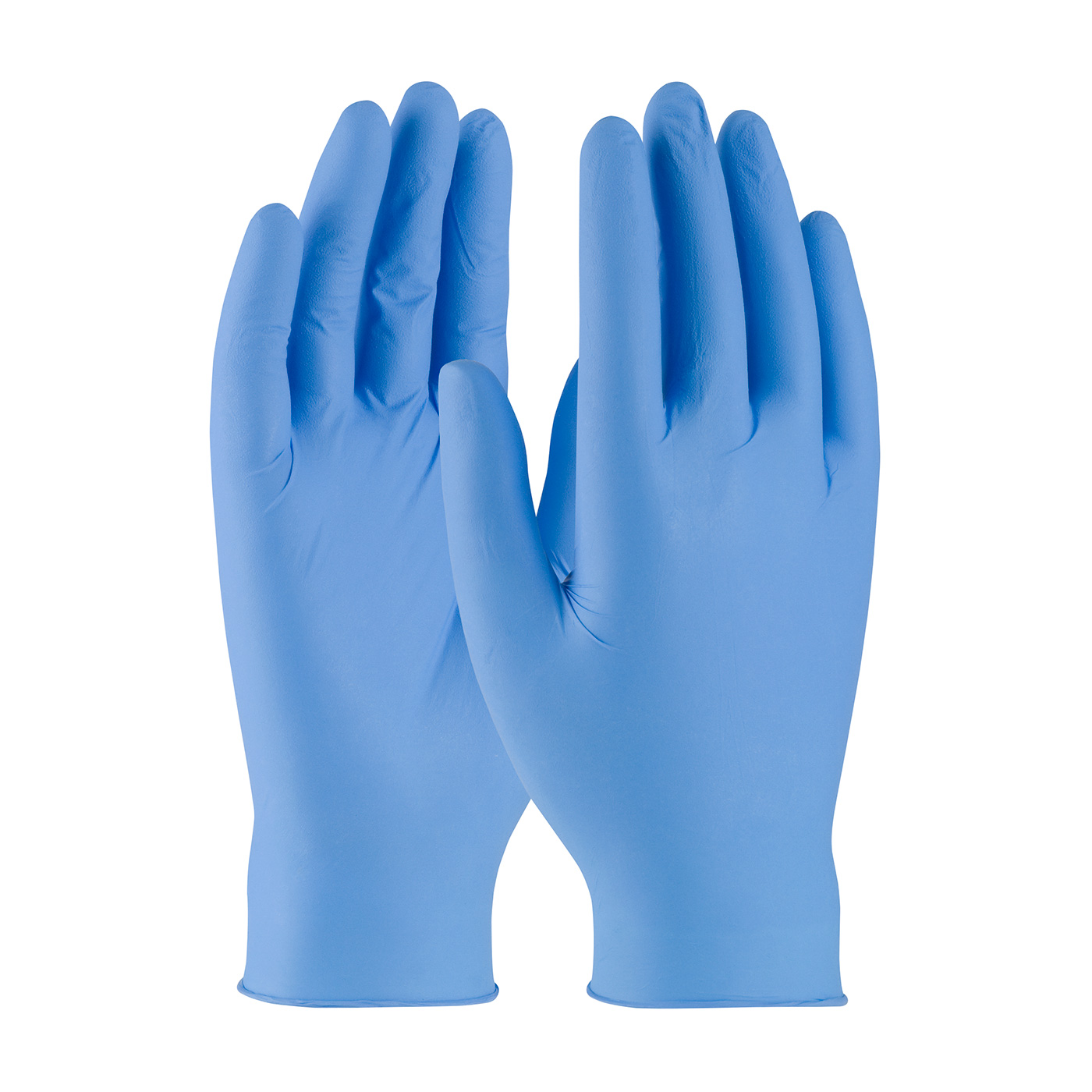 Ambi-dex® Axle 63-532PF/XXL Disposable Liquidproof Gloves, 2XL, Nitrile, Blue, 9.4 in L, Powder-Free, Textured, 4 mil THK, Application Type: Industry Grade